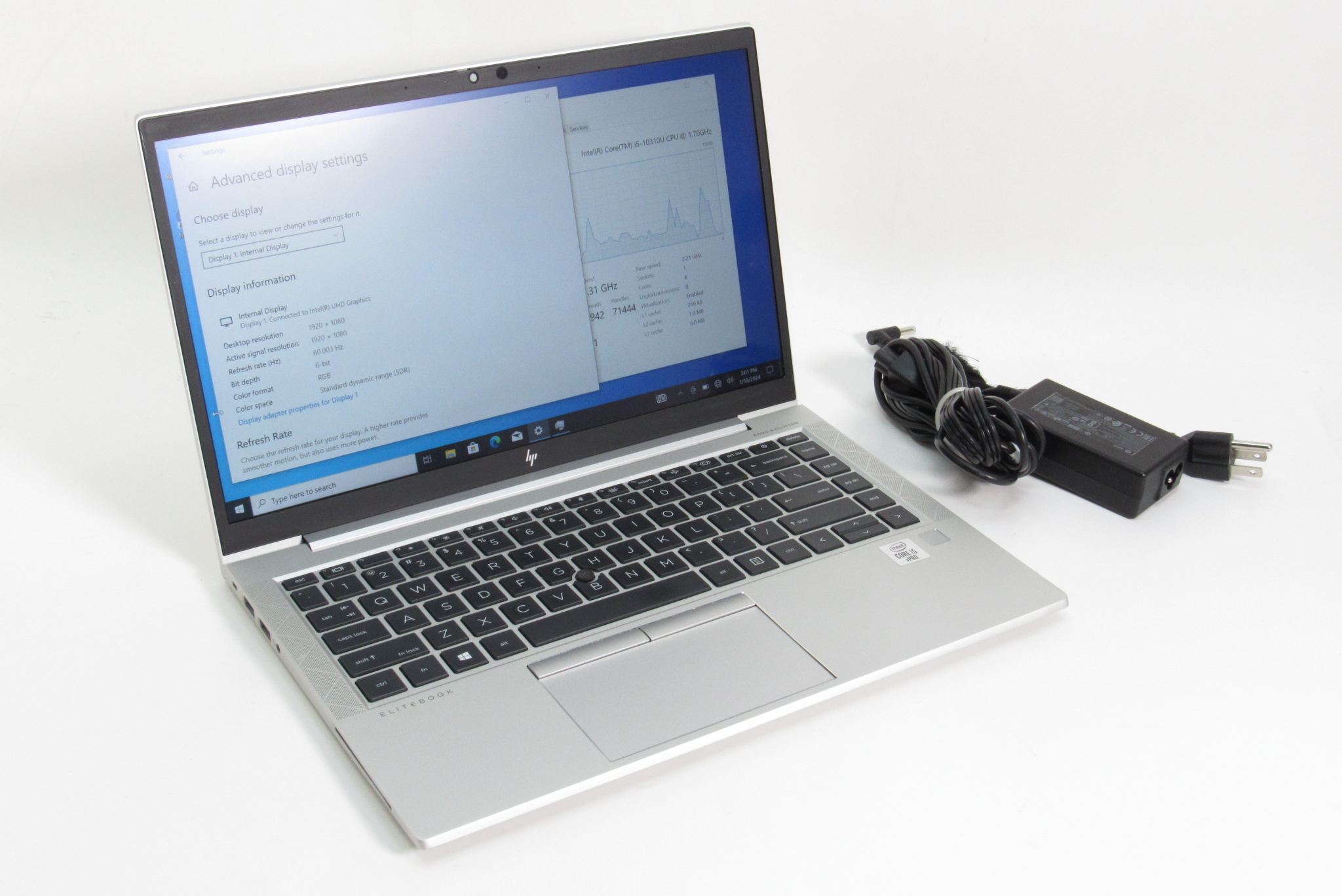HP EliteBook 840 G7 Win 10 Core i5-10310U 1.7GHz 32GB RAM 512GB 