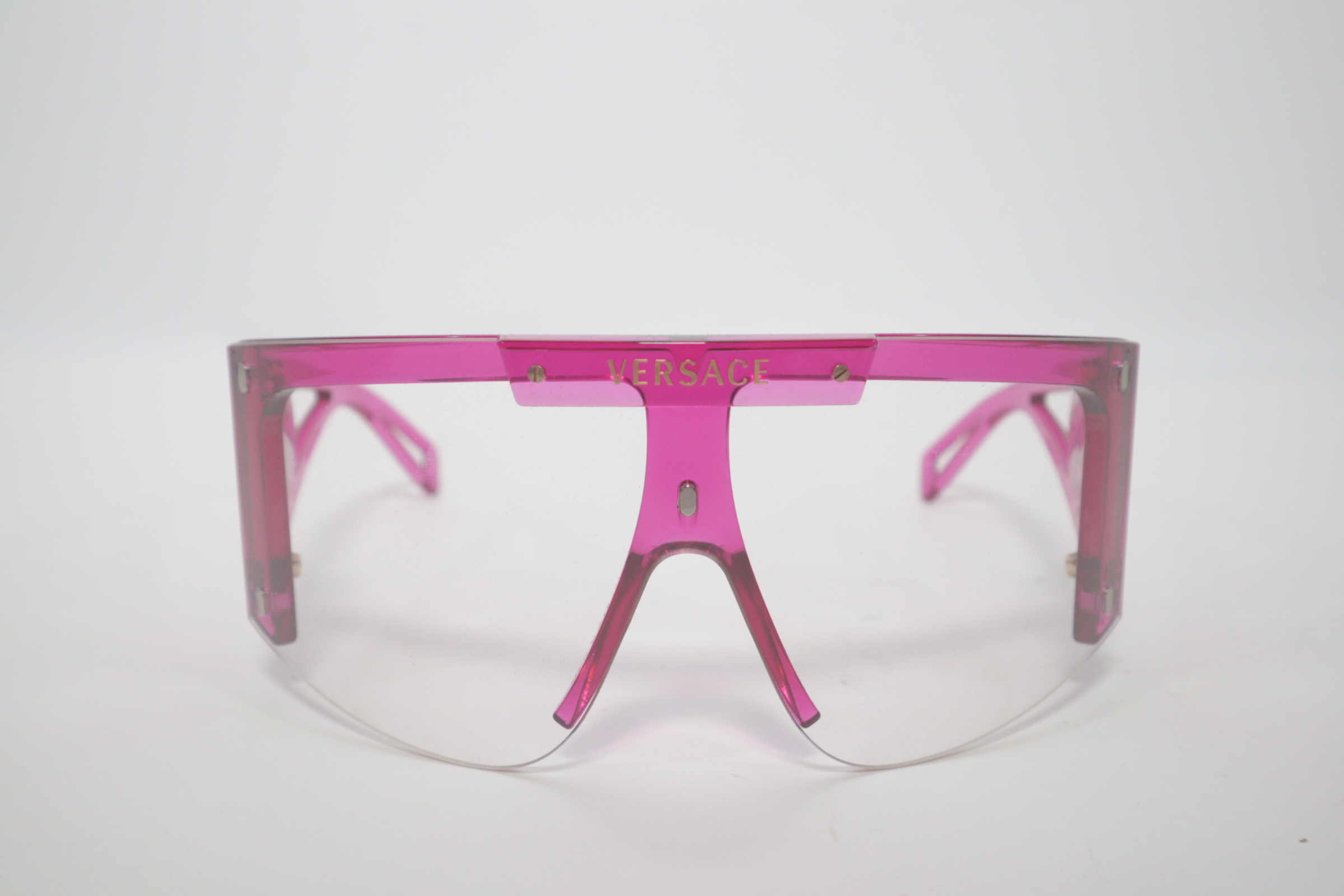 VERSACE ICON SHIELD VE4393 5334/1W Medusa Pink Unisex Sunglasses