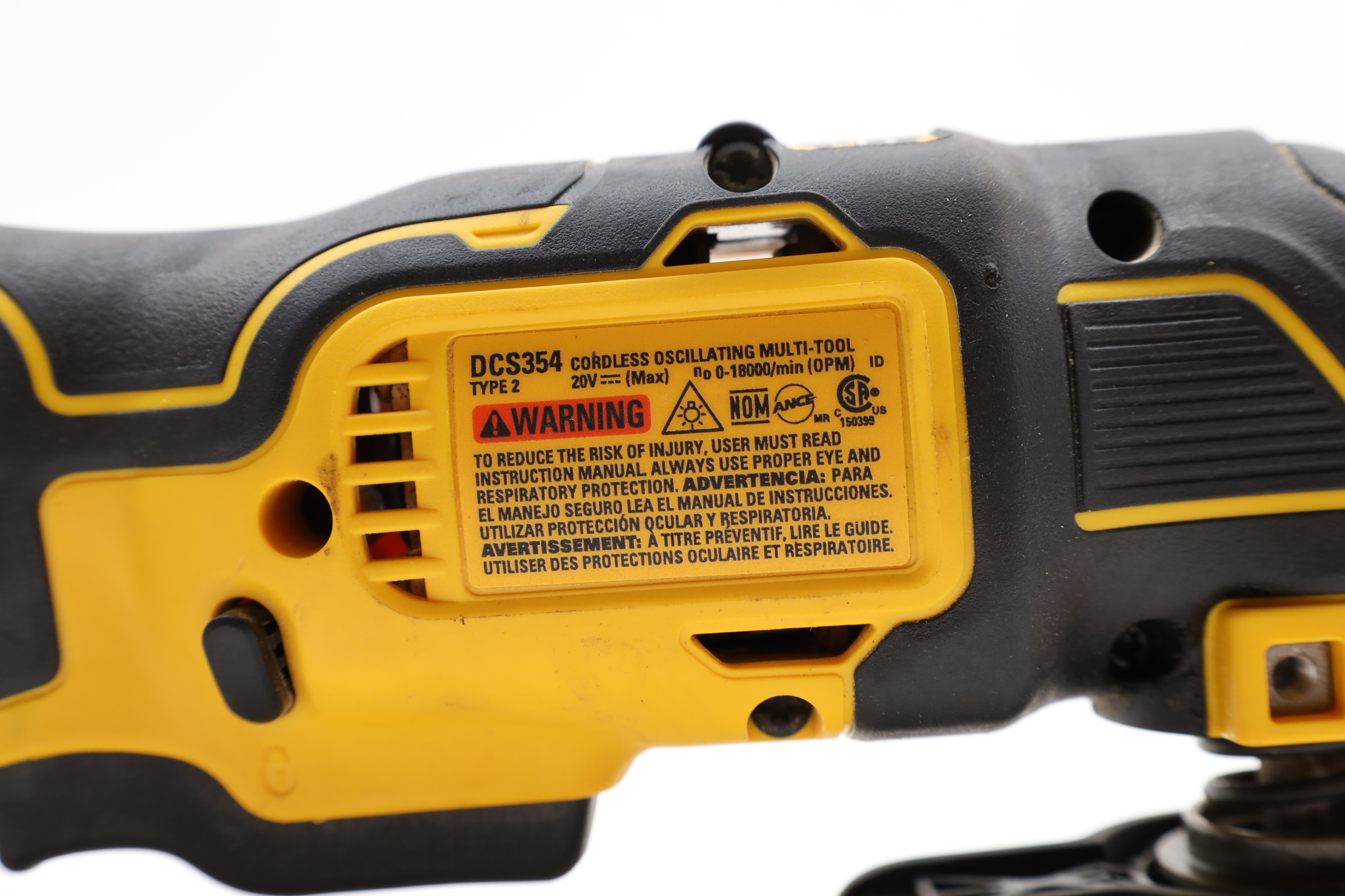 DeWalt DCS354 ATOMIC 20V MAX Brushless Cordless Oscillating