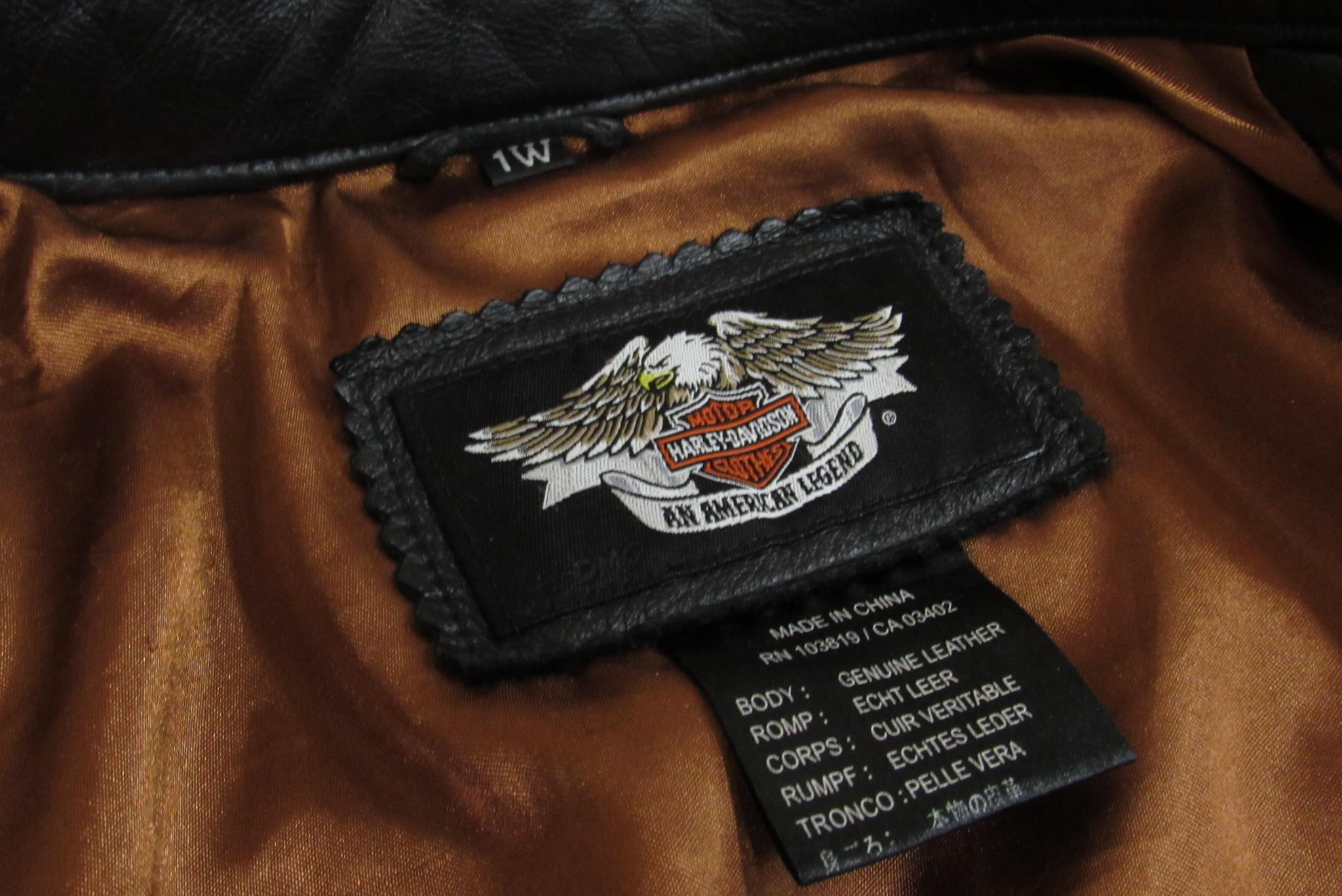 Harley-Davidson 97105-08VW 105th Anniv. 1903-2008 Women's Size 1W