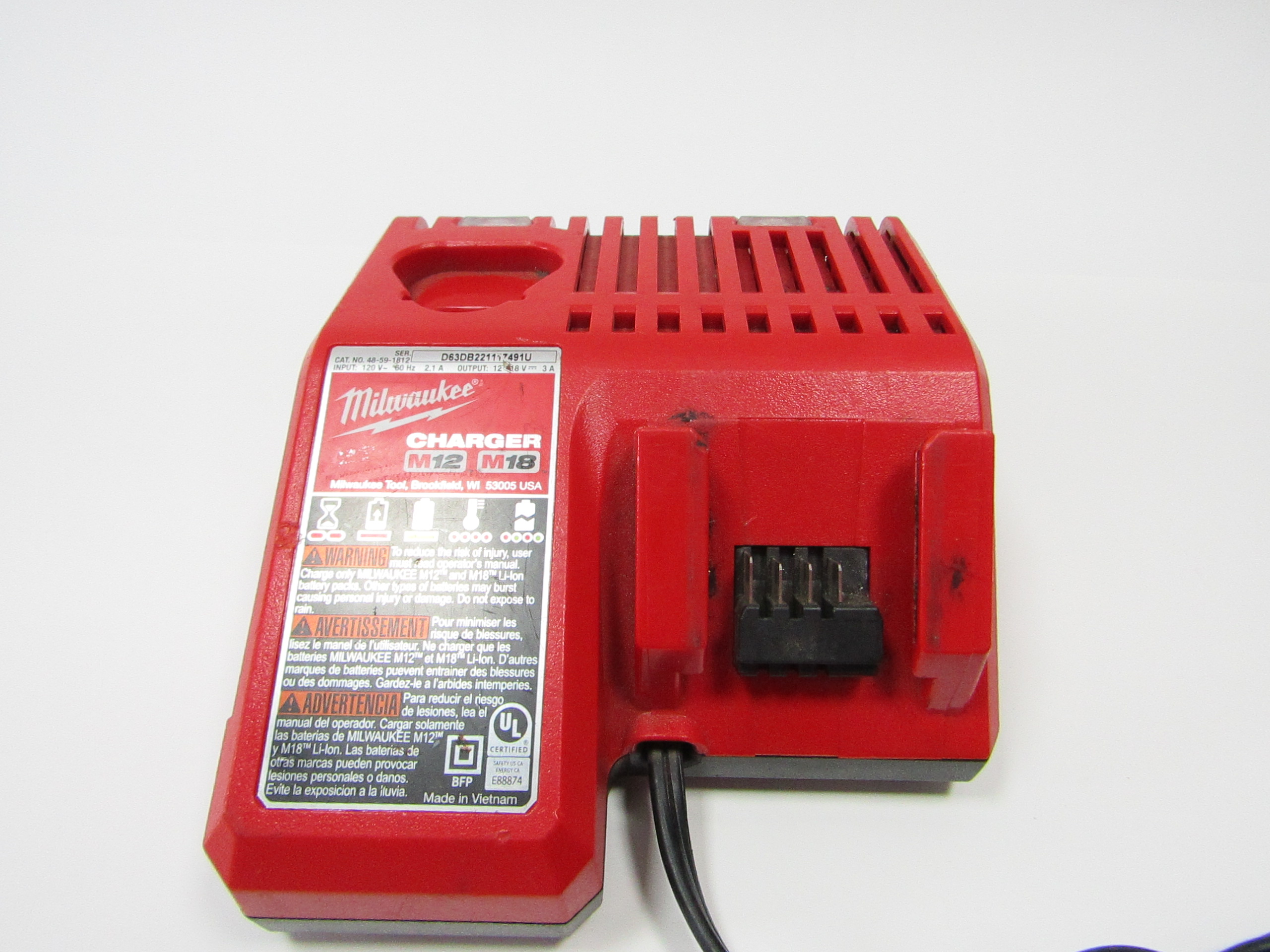 Milwaukee 2625-20 M18 Red Lithium Cordless Reciprocating Saw 4604