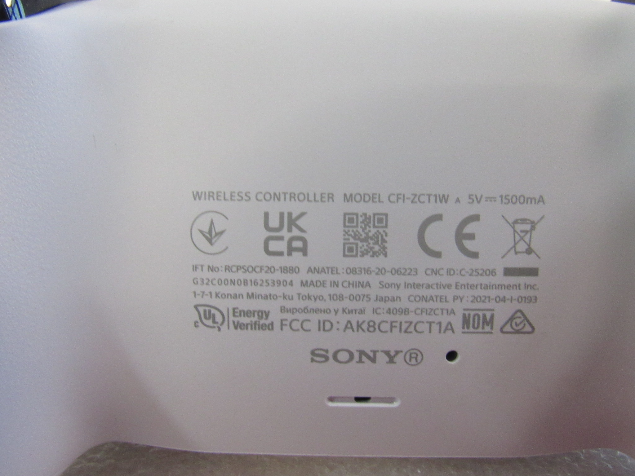 Sony PlayStation DualSense CFI-ZCT1W Adaptive Trigger Wireless Controller