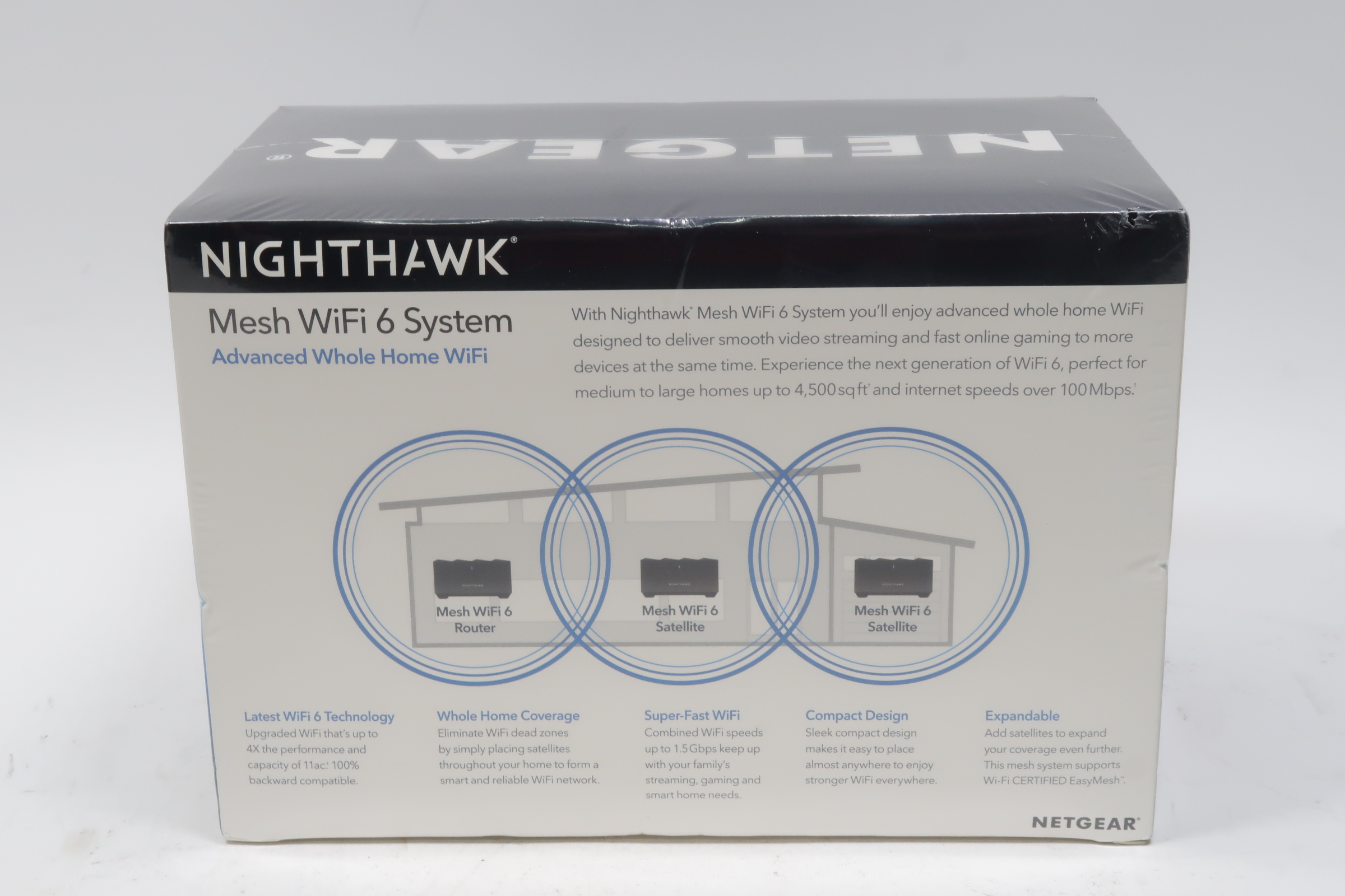 NetGear Nighthawk MK6W DualBand AX1500 WiFi 6 Mesh System