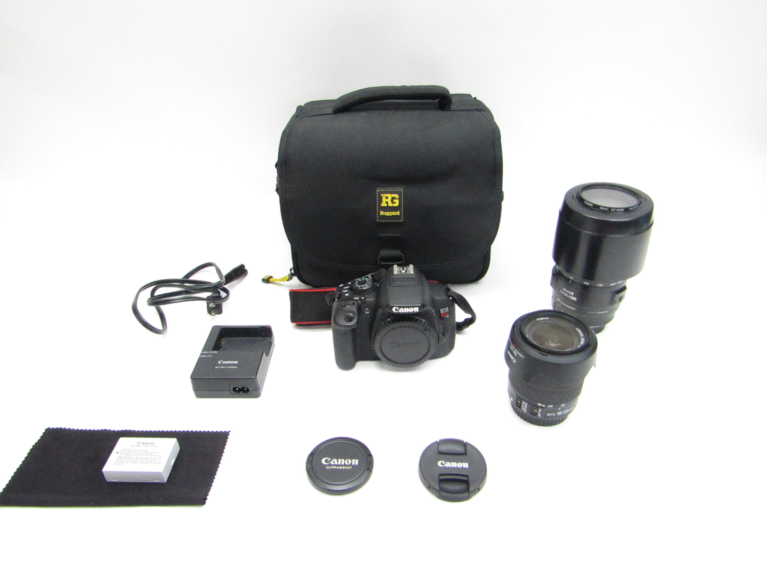Niet genoeg Miniatuur Minnaar Canon EOS Rebel T5i 18MP 1080p Digital SLR Camera Kit Bundle 2433