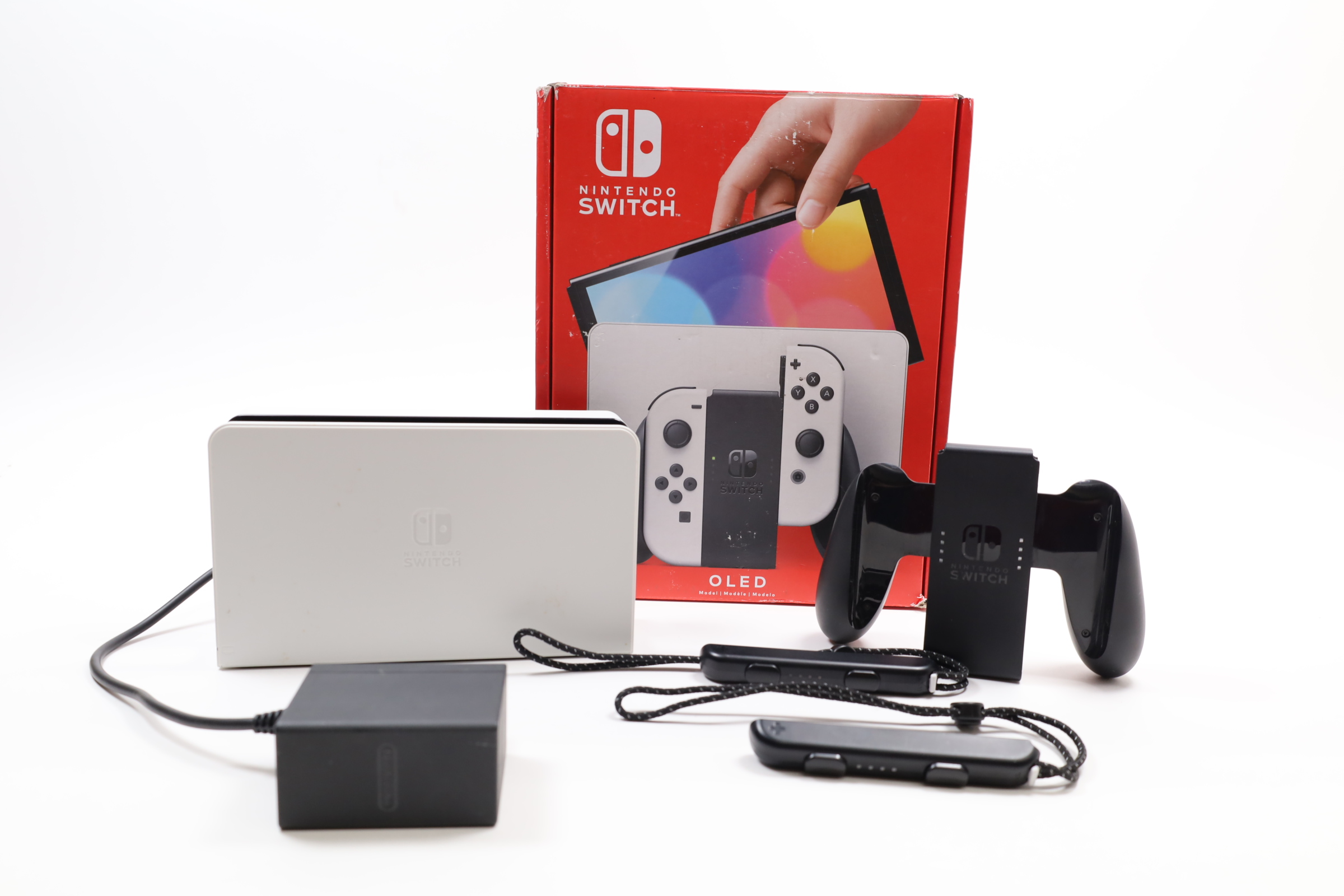Nintendo Switch Nintendo HVC-001 Nintendo Switch OLED HEG-001 64GB Video Game Console - White