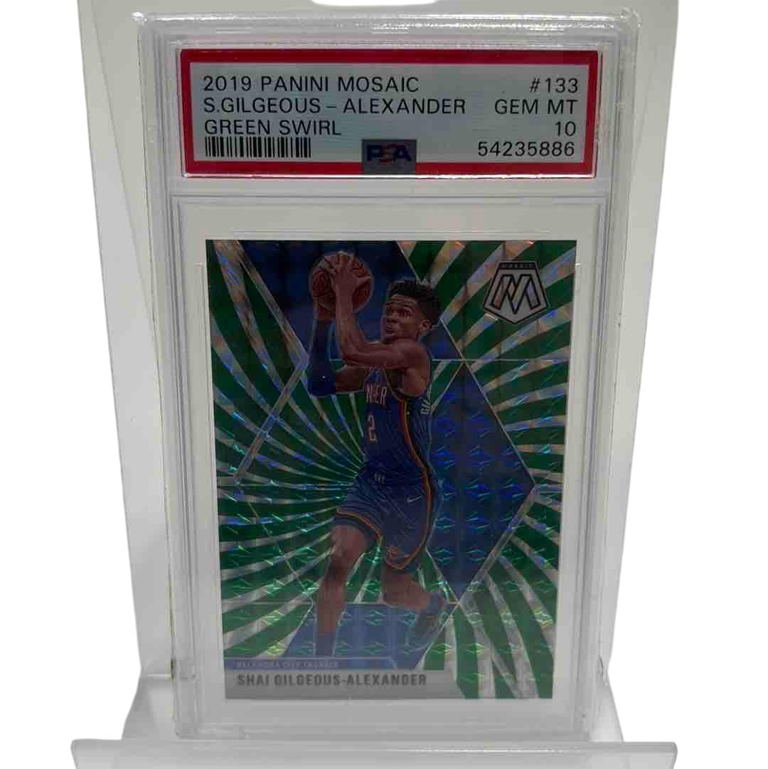 2019 Panini Mosaic Shai Gilgeous-Alexander Green Swirl #133