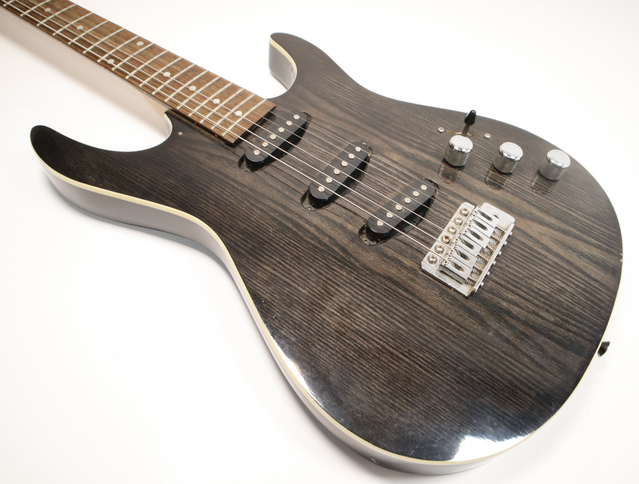 Samick LK-15 Right-Handed Electric Guitar Trans Black