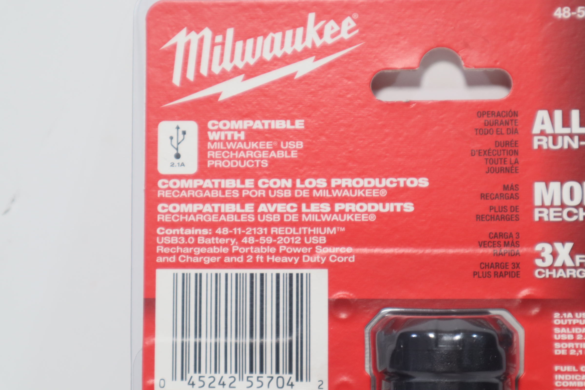 Milwaukee 48-59-2013 H REDLITHIUM USB Charger Portable Power