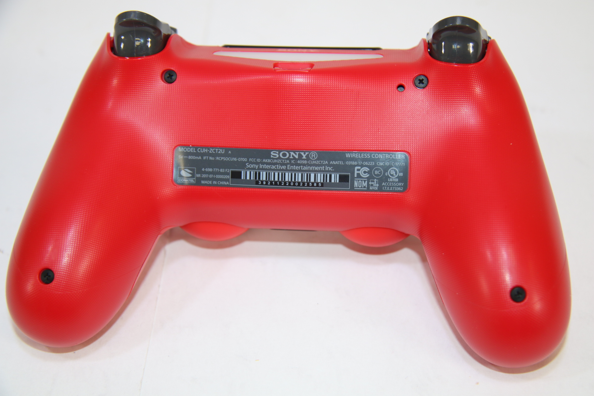Sony CUHZCT2U PlayStation 4 PS4 Dual Shock Wireless Controller Red 2585