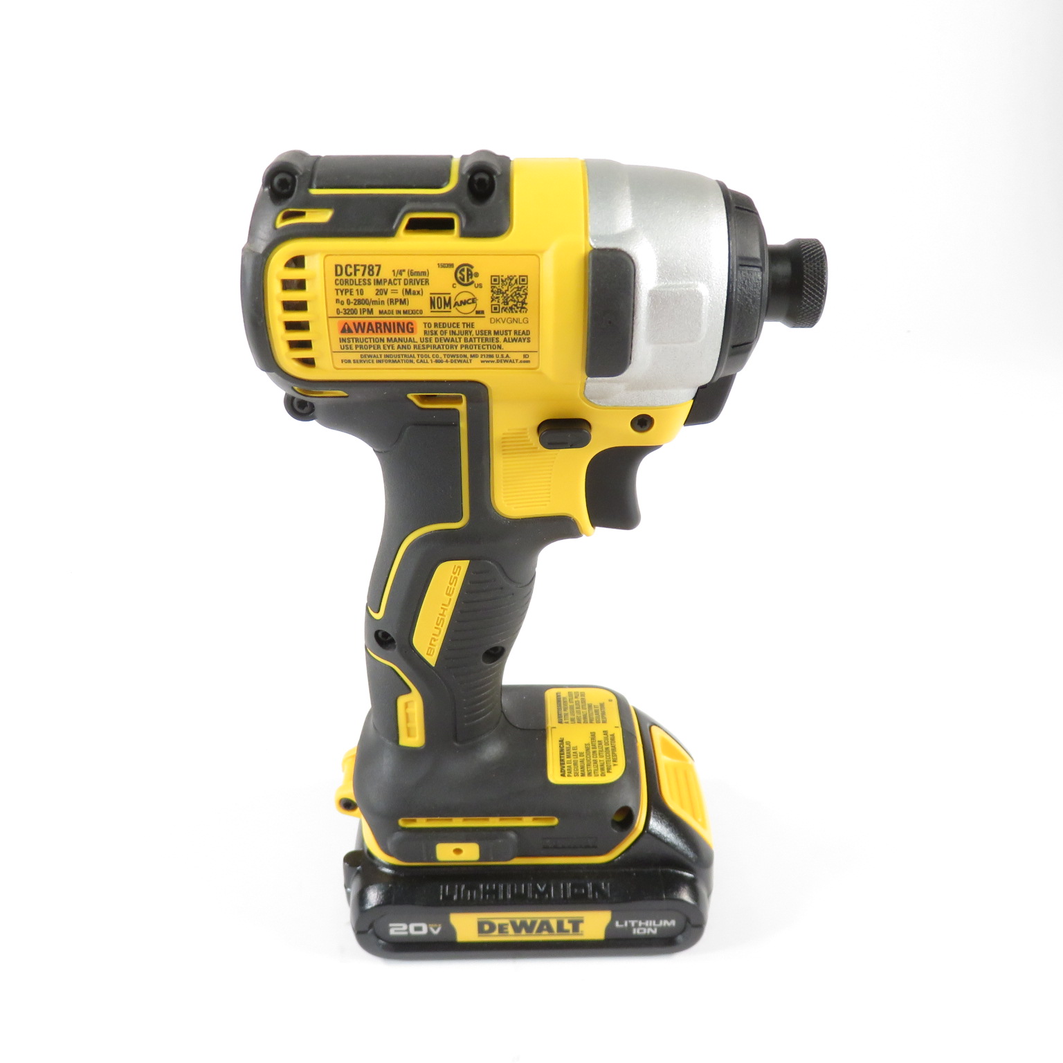 DEWALT DCF787 20-Volt Max 1/4