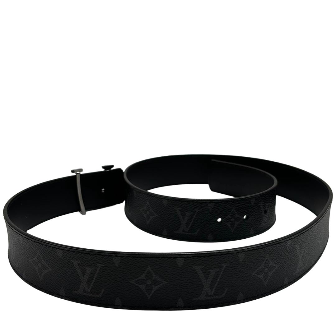 Louis Vuitton M9043 Size 105 LV Monogram Belt - Silver