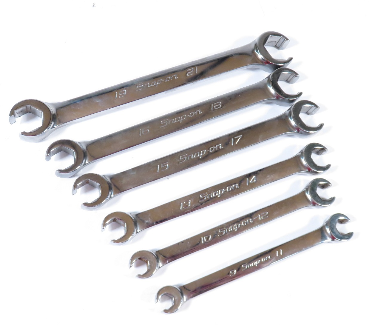 Snapon Tools RXFMS606B 6pc Metric Flank Drive Double End Flare Nut