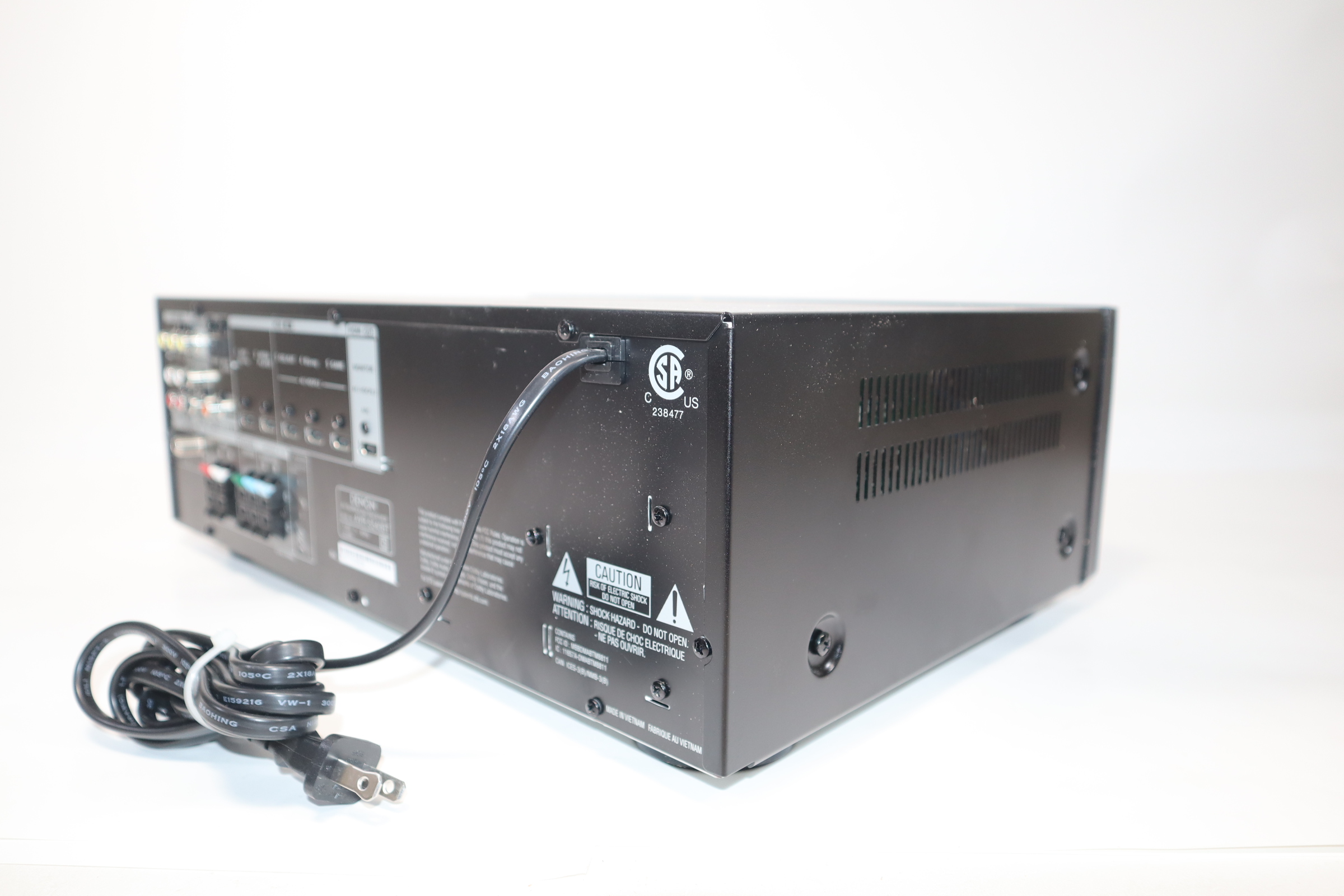 Denon AVR-S540BT ブラック Denon AV 5.2 Channel Surround Sound Receiver w/ 140 Watts