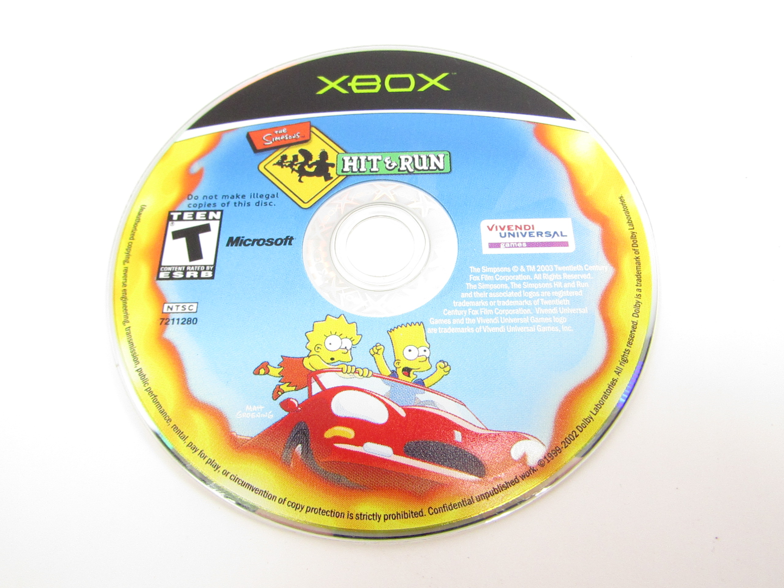 Vivendi Universal The Simpsons Hit And Run 7211260