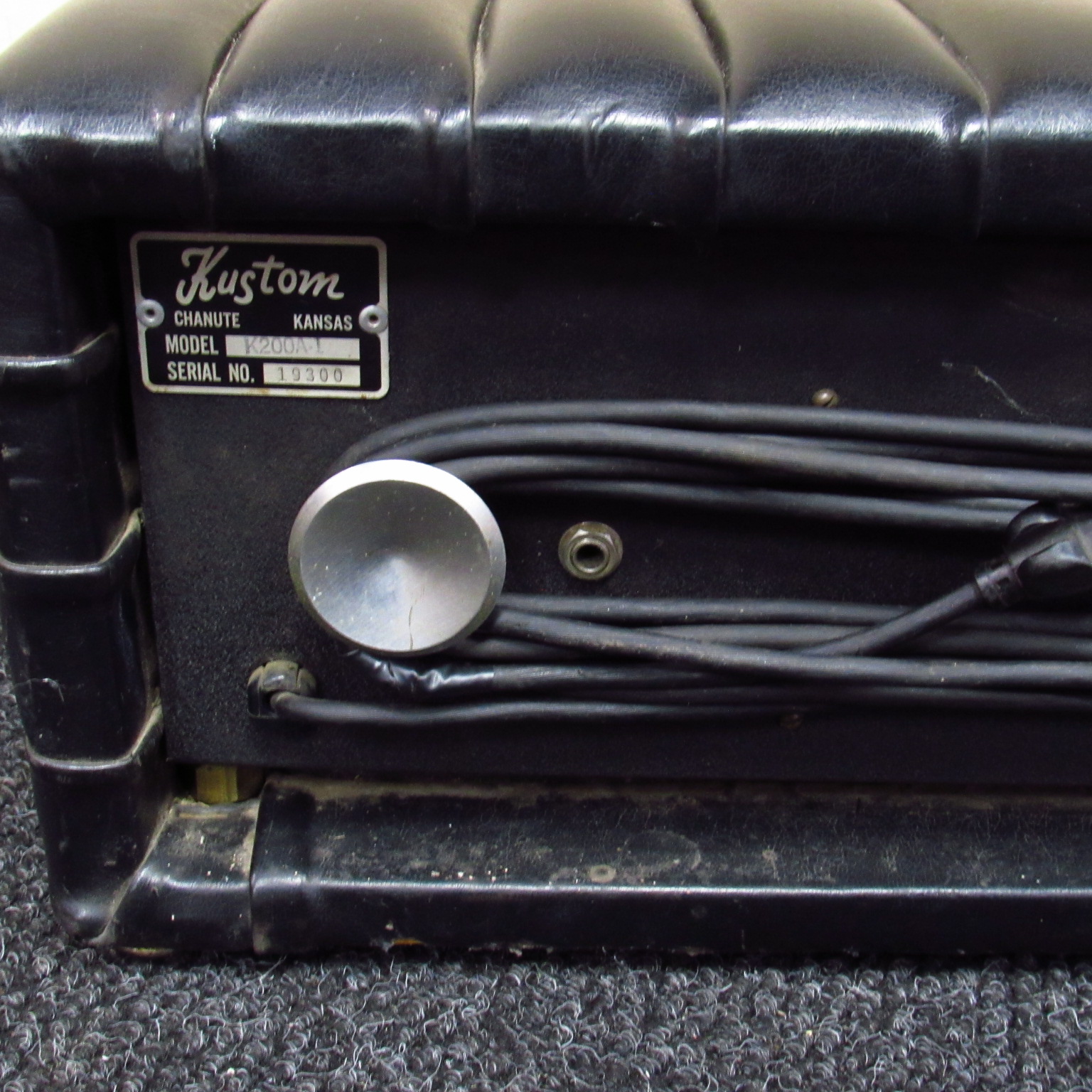 Kustom K200A1 Tuck and Roll Bass Amplifier Head Local PickUp Only