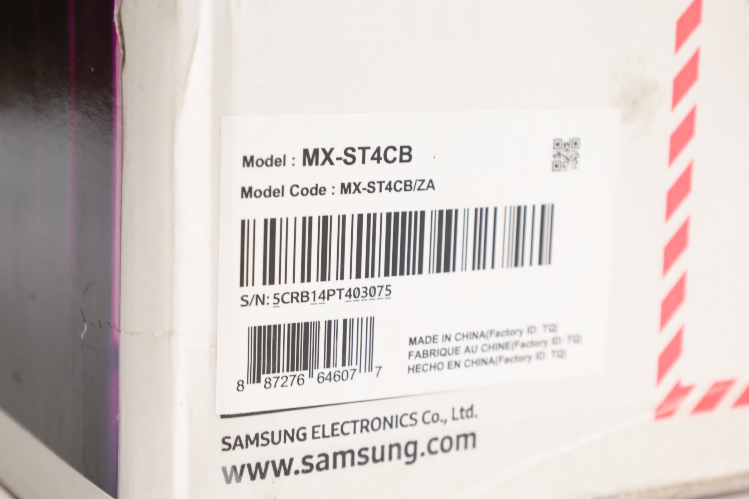 Samsung MXST4CB 140W Sound Tower High Power Audio Black