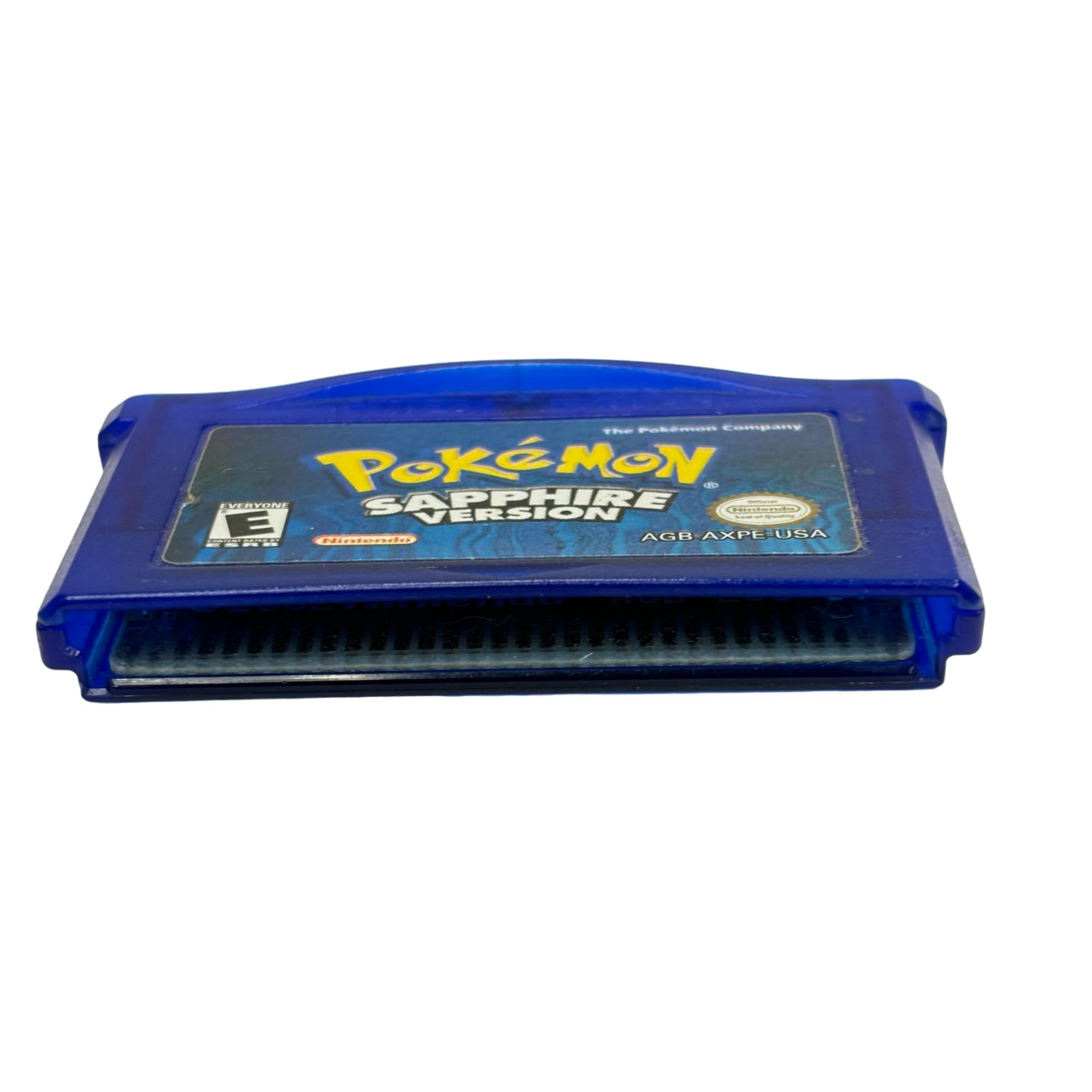 シモンズグランドセール Nintendo Pokémon Sapphire Version Game Boy Advance Cartridge ミュージック