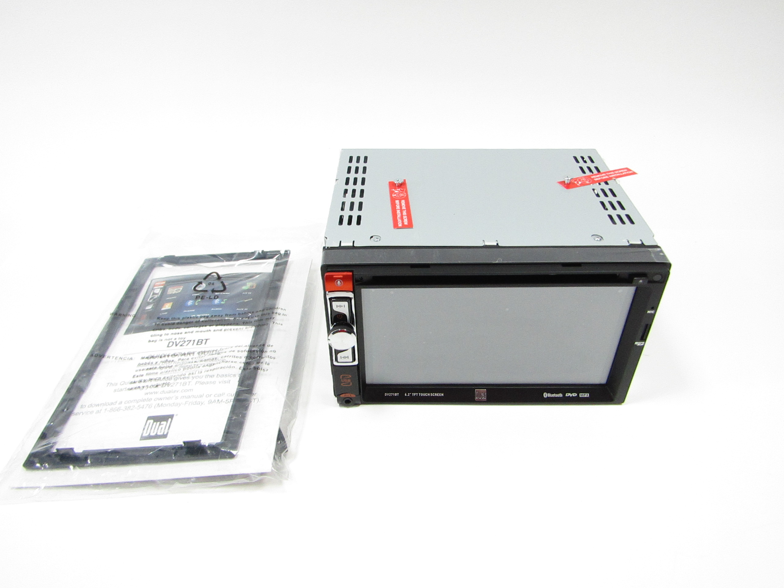 Dual DV271BT Multimedia Bluetooth DVD InDash Receiver