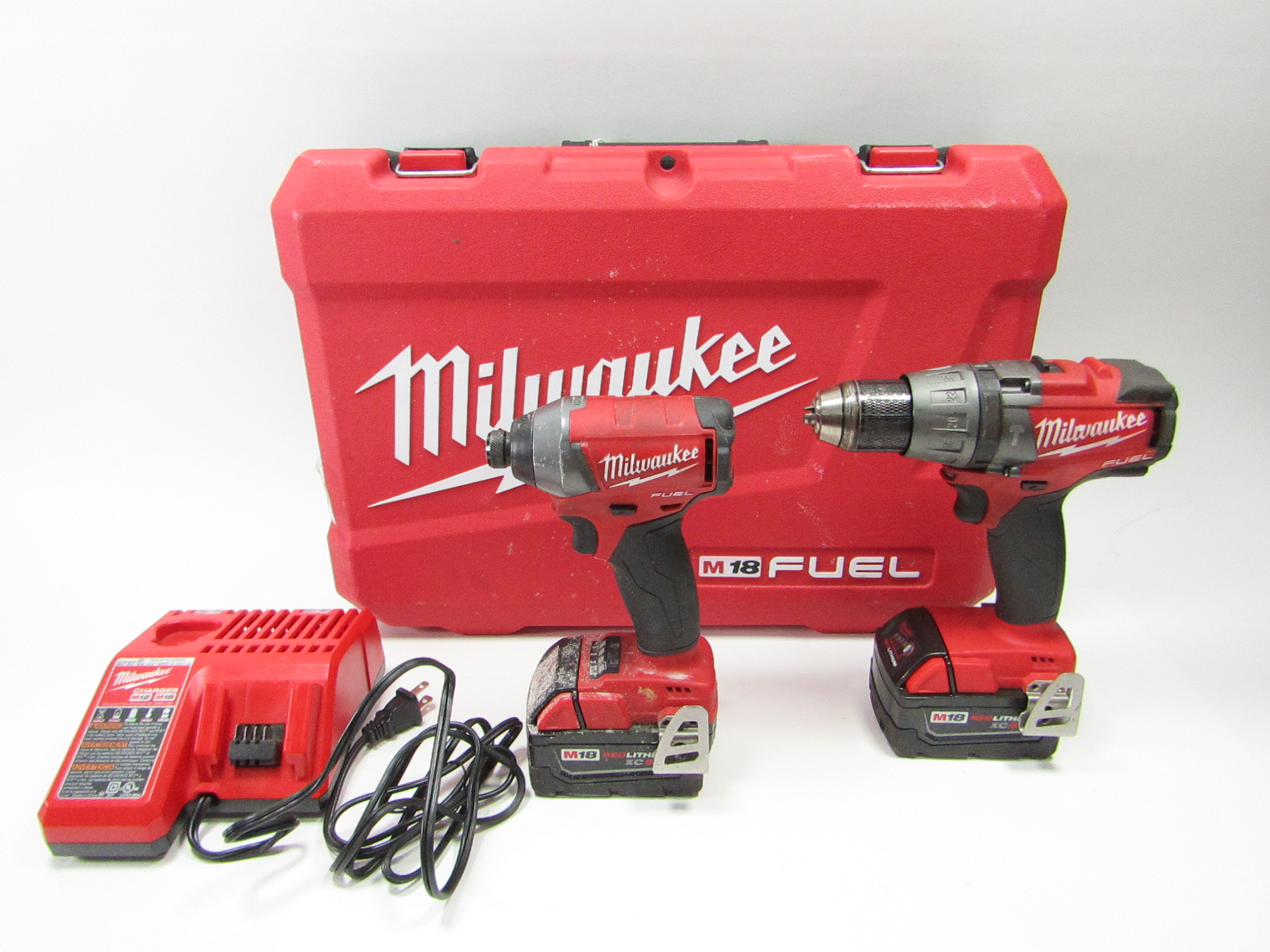 Milwaukee 2704-20 2753-20 M18 FUEL Impact Driver / Hammer Drill Driver Set