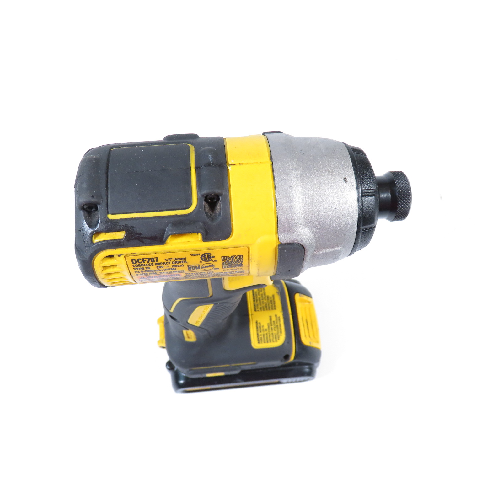 DEWALT DCF787 20Volt Max 1/4" Variable Speed Brushless Cordless Impact