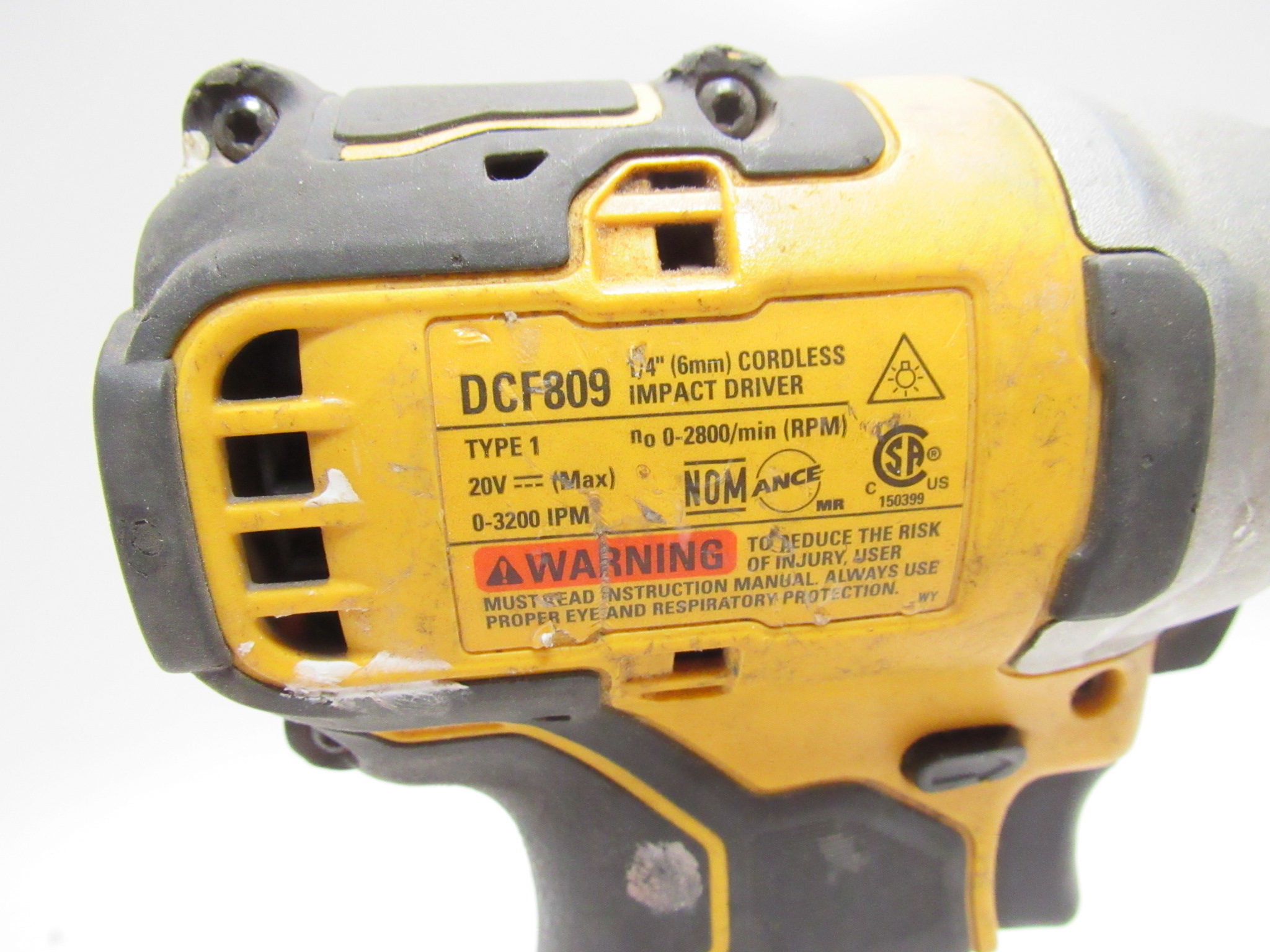 DeWalt DCF809 20V Max 1/4" Cordless Impact Driver