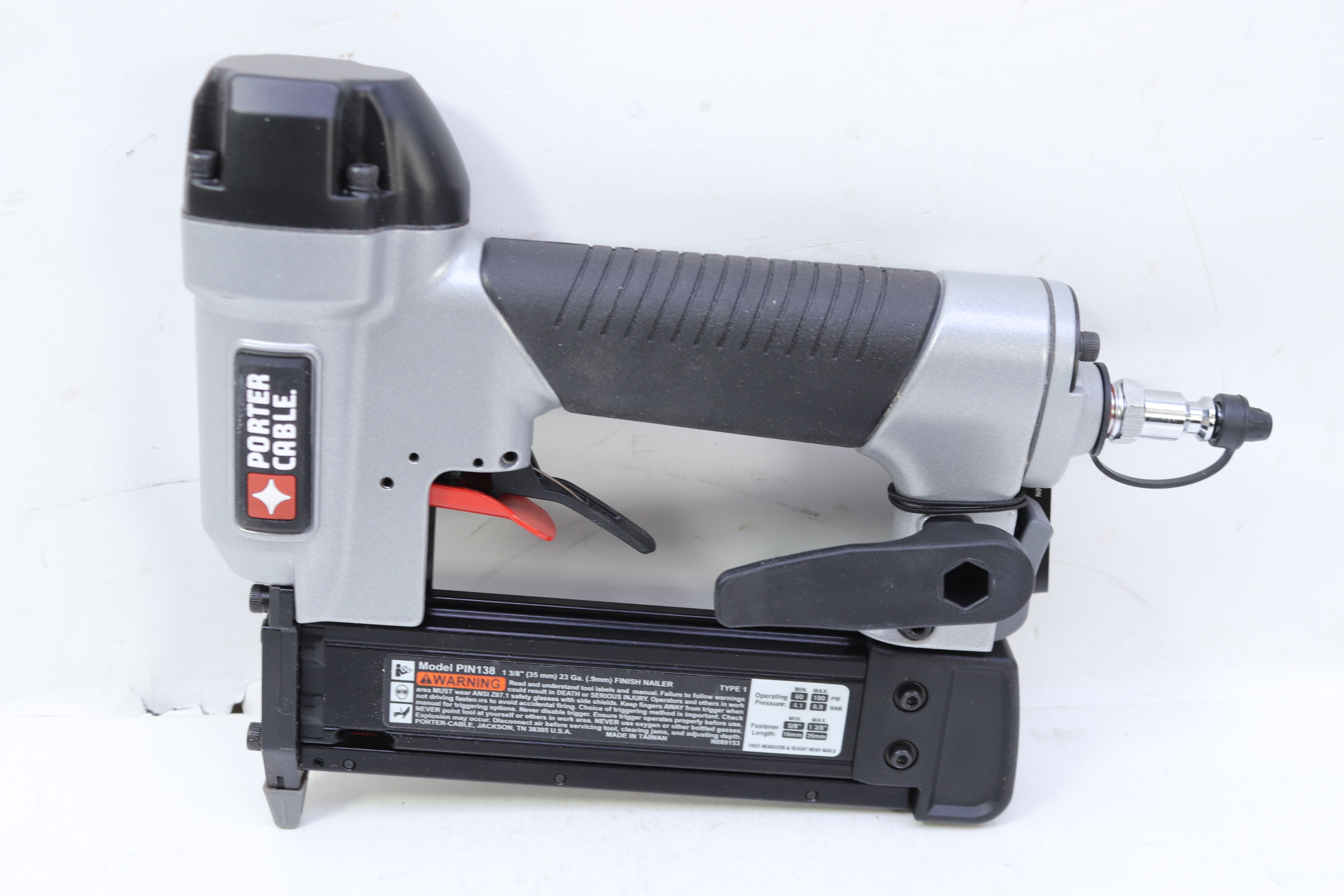 Porter Cable PIN138 23 Gauge Pneumatic 3/8 Pin Nail Gun, 44 OFF