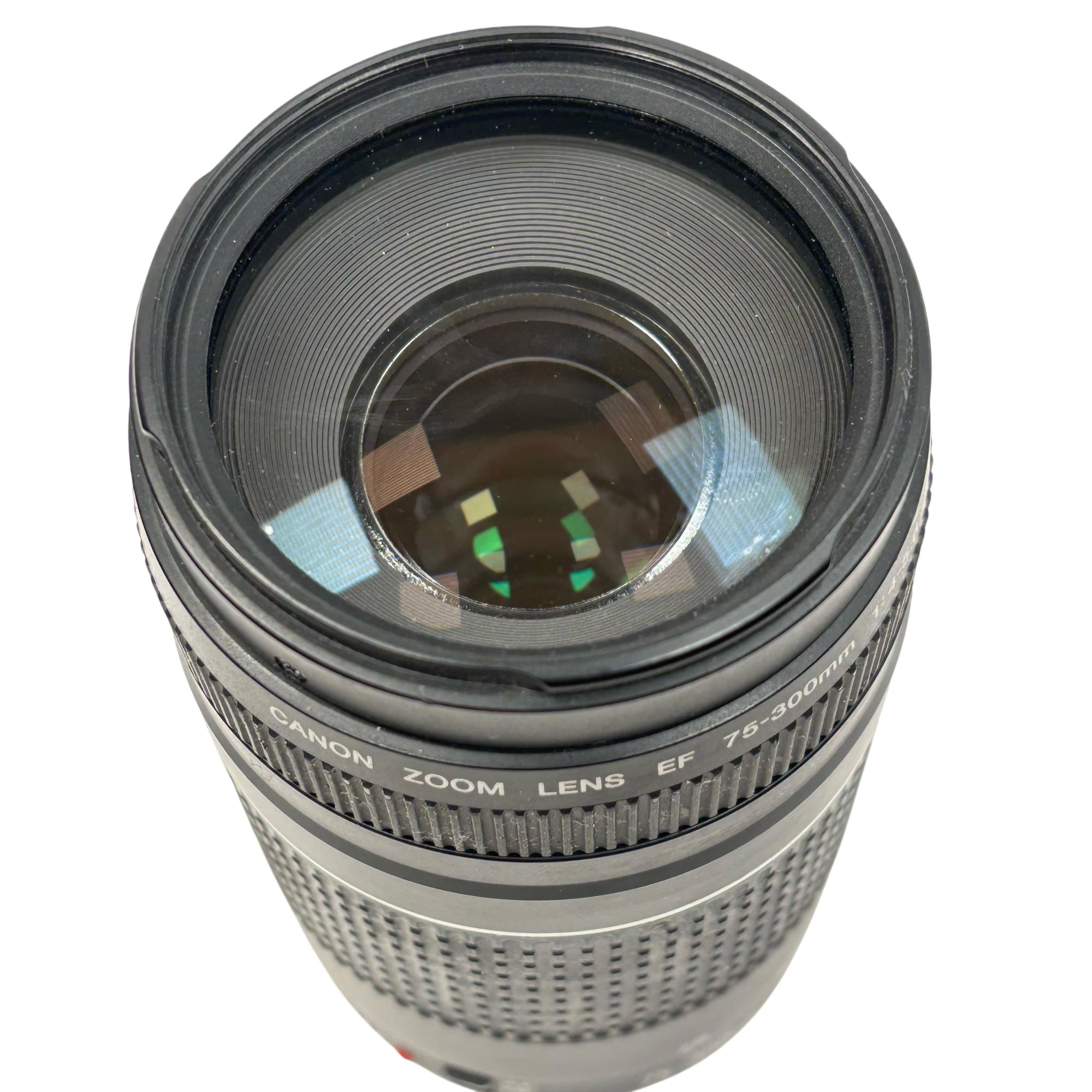 Canon EOS Rebel XS 10.1 MP Camera EF-S 18-55mm 75-300mm Lenses