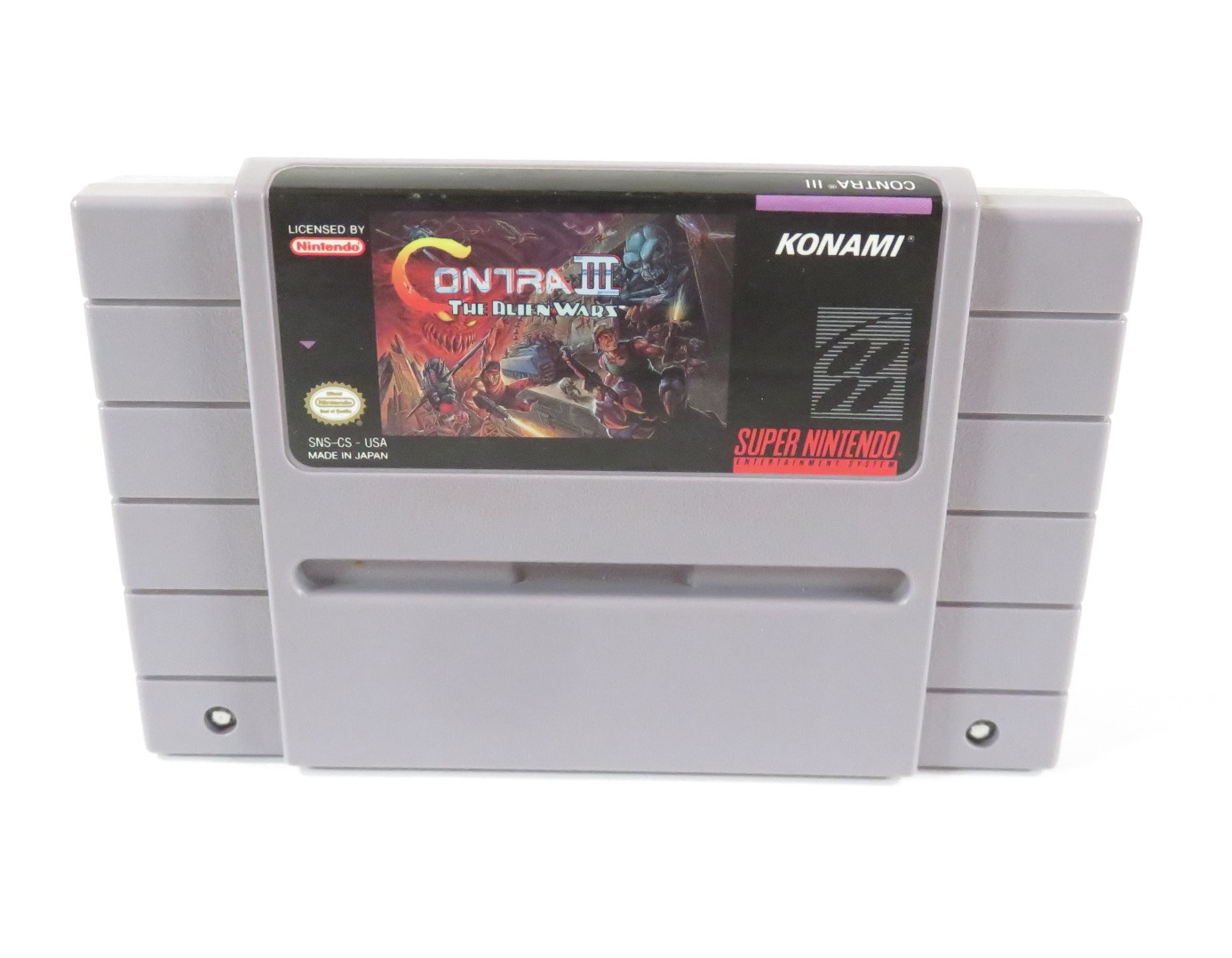 Contra III The Alien Wars for Super store Nintendo