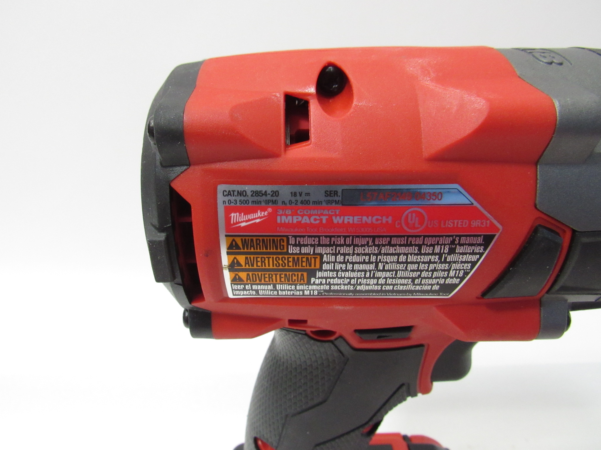 Milwaukee 2854-20 M18 FUEL 18V Brushless Cordless 3/8