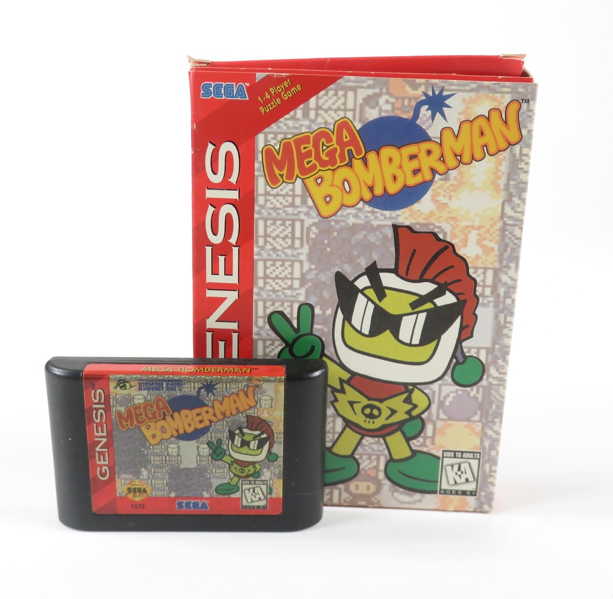 Mega Bomberman Video Game for the Sega Genesis