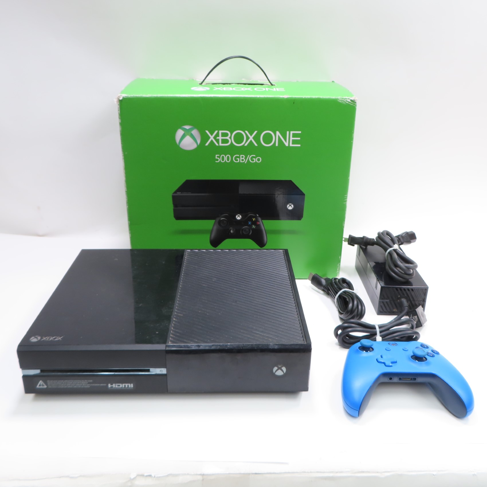 Xbox One 500 GB Console with Day One Controller, Power popular Source and HDMI