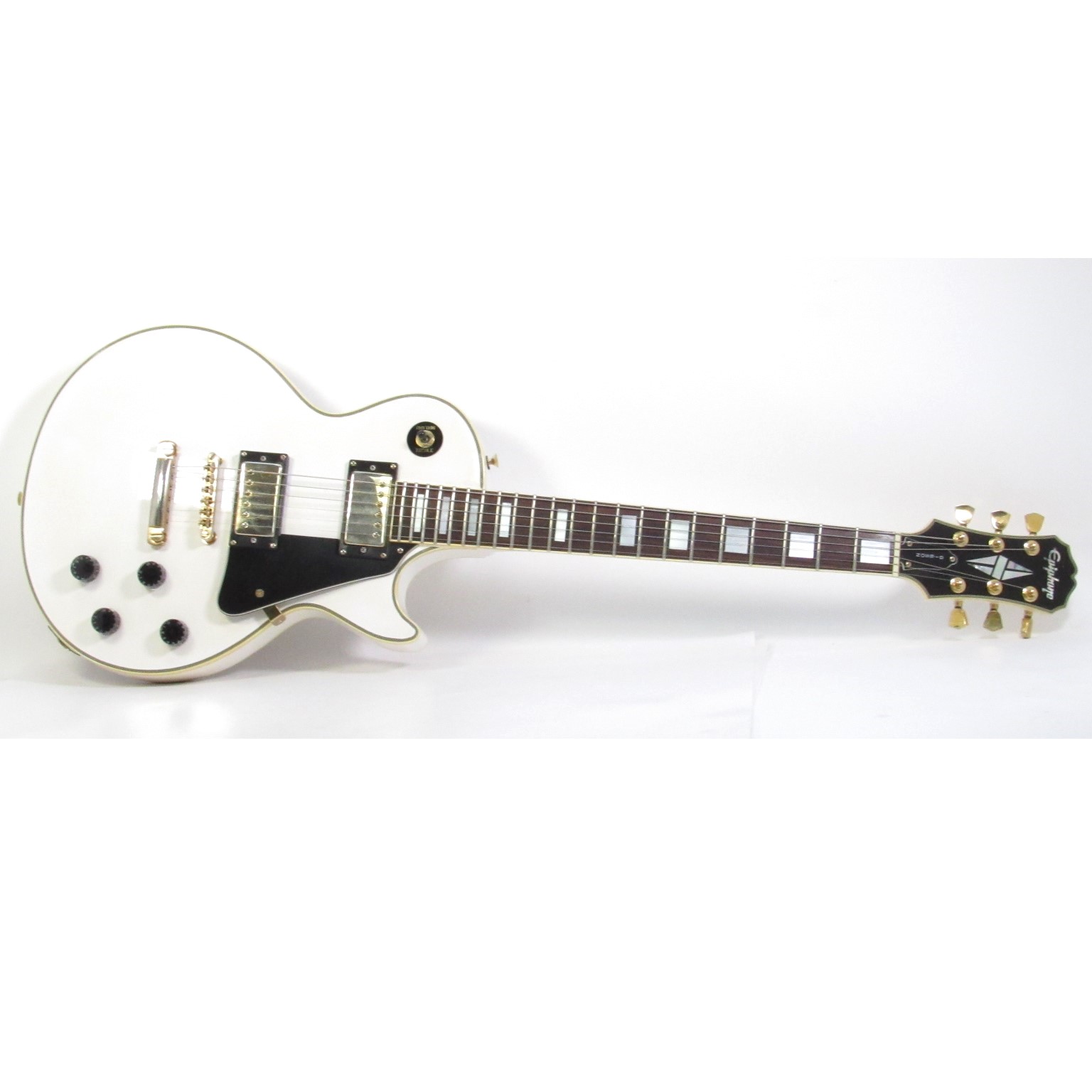 Epiphone Les Paul Custom 6-String Right-Handed Electric Guitar - Alpine  White