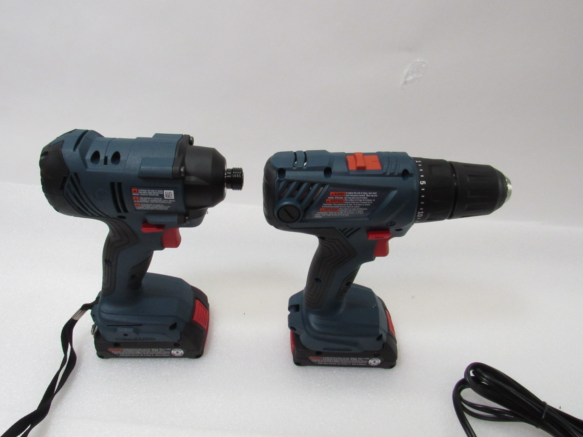 Bosch GXL18V-26B22 18V Two Tool Combo 1/2" Compact Drill 1/4" Hex ...