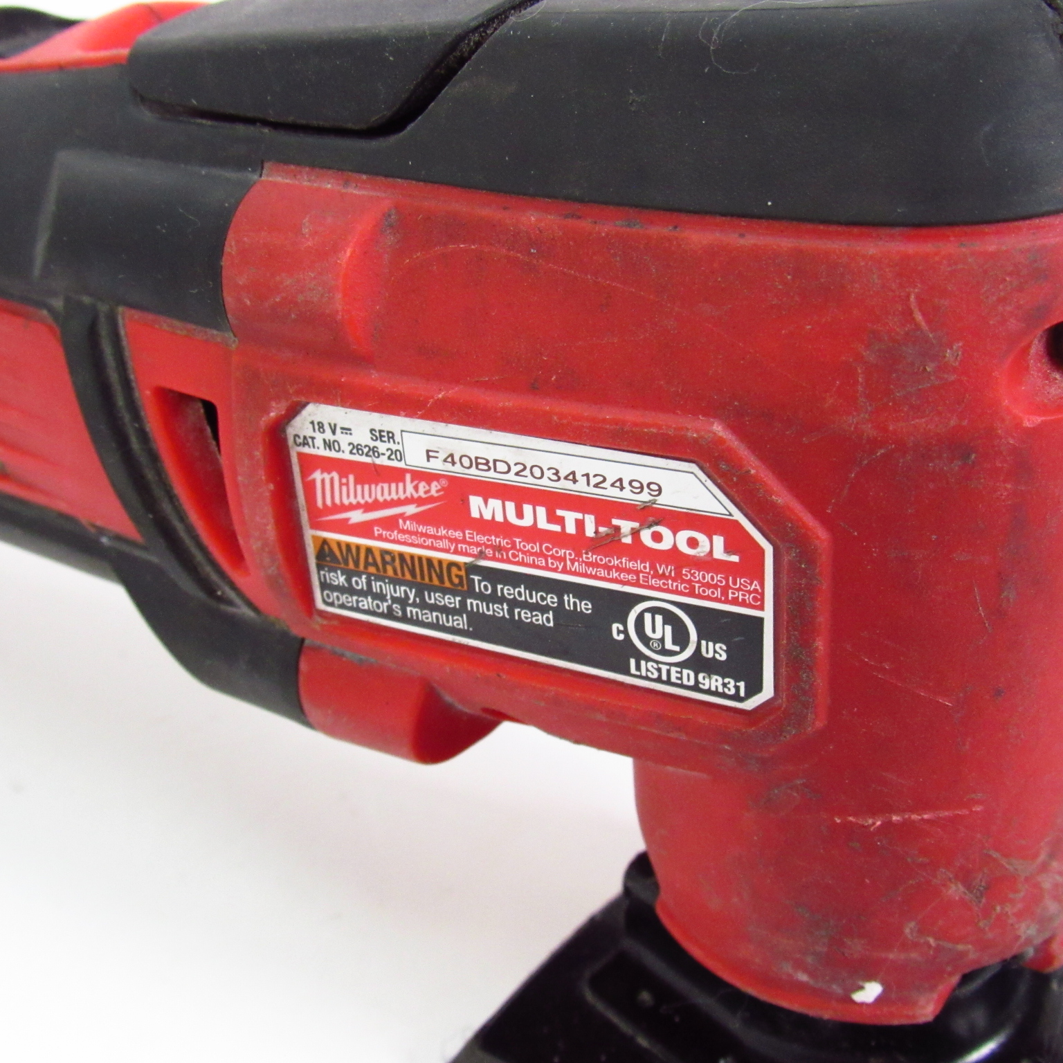 Milwaukee 2626 20 M18 18v Lithium Ion Cordless Multi Tool