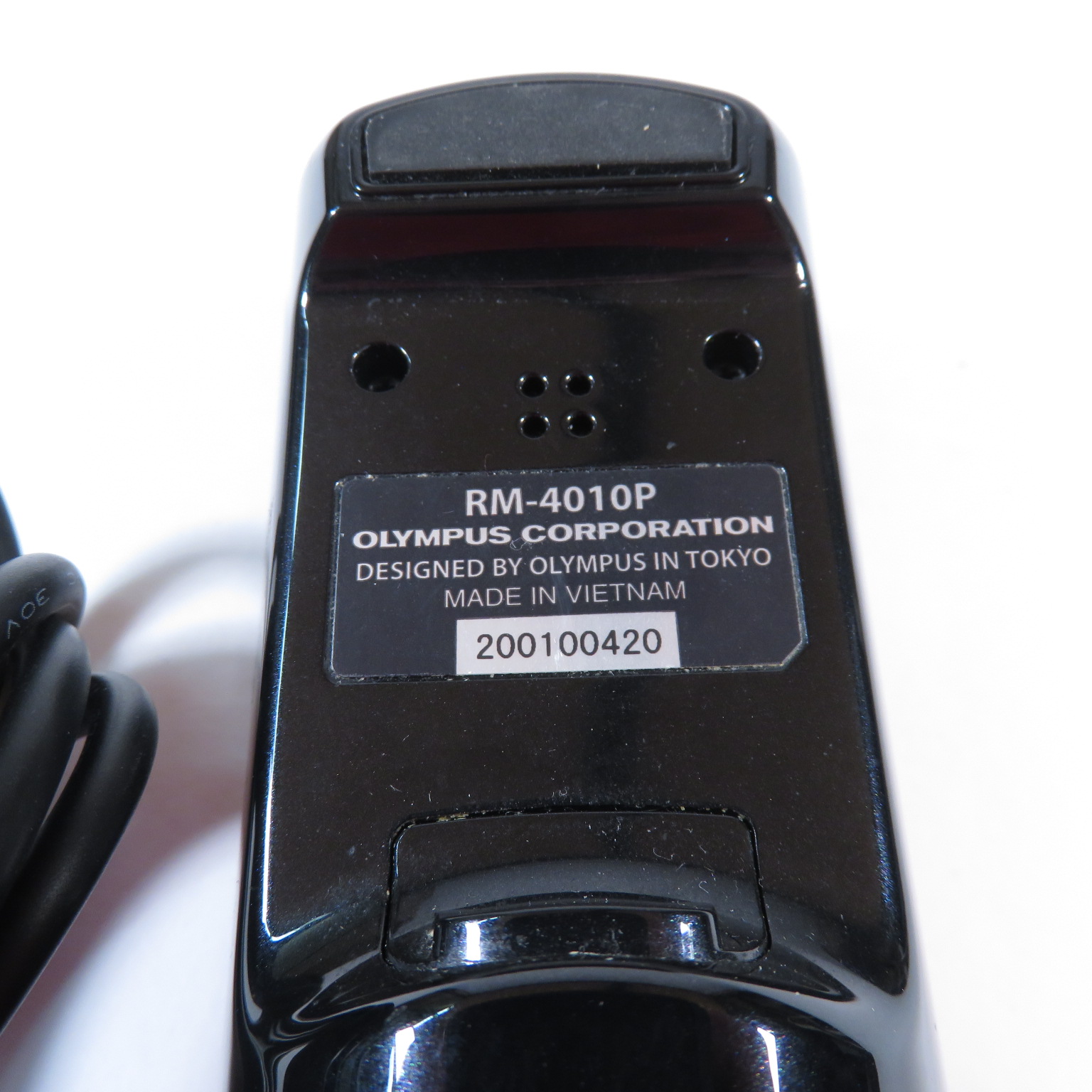 Olympus RecMic II RM-4010P Unidirectional Corded Push Button Microphone