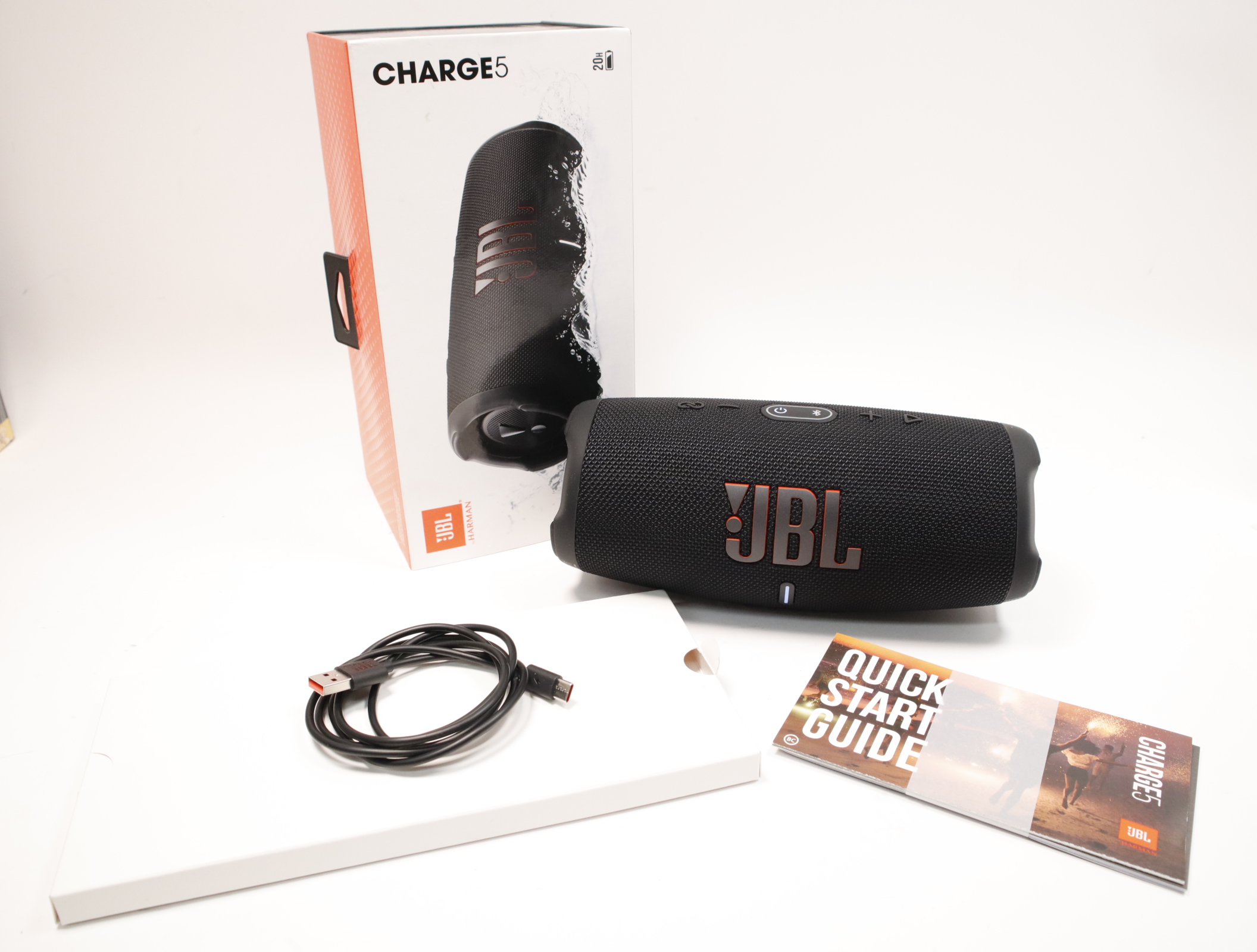 JBL Charge 5 Portable Wireless Bluetooth Speaker Black JBL Charge 5 Portable Wireless Bluetooth Speaker Black
