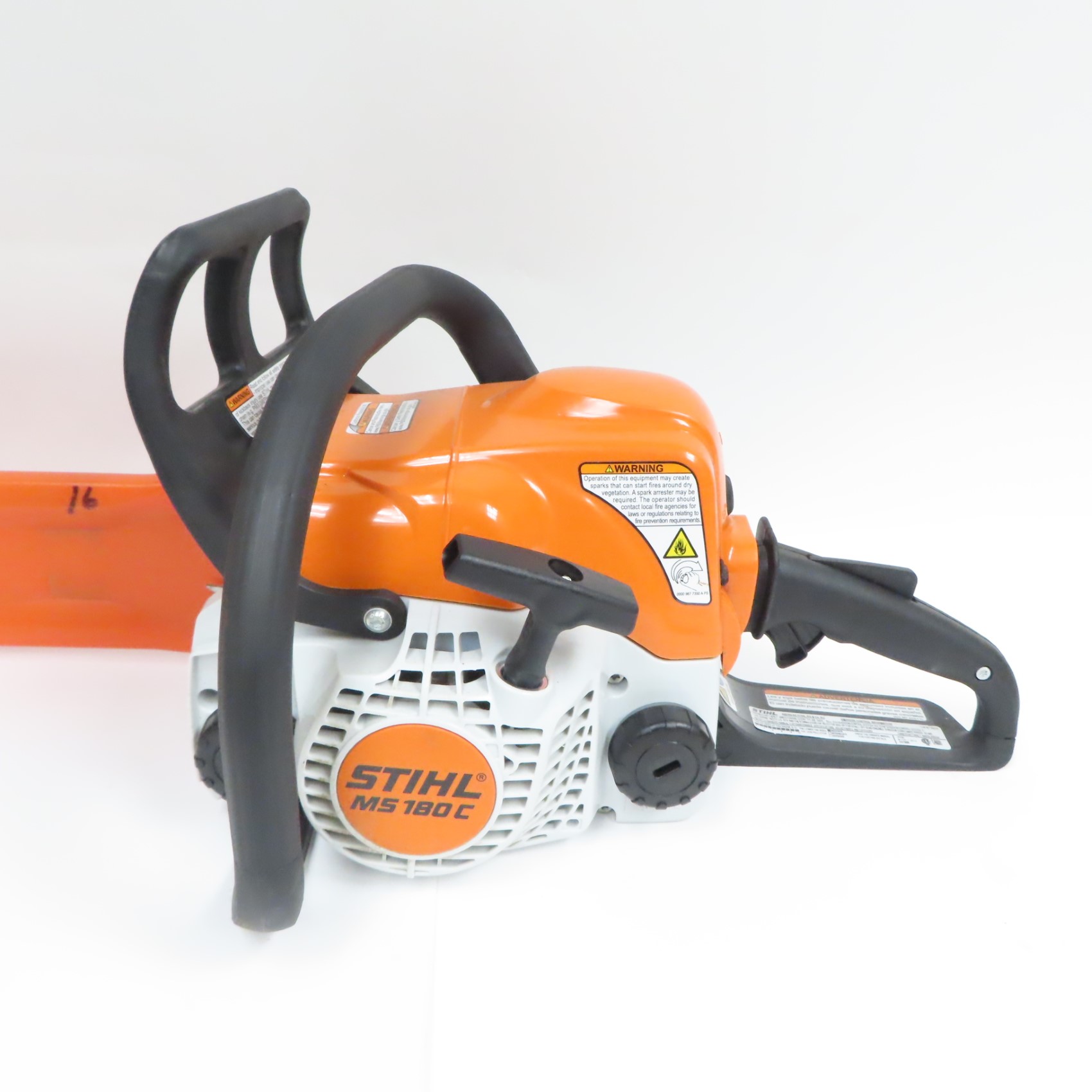 STIHL MS 180C 31.8 cc 16" Bar Two-Stroke Gas Powered Chainsaw (9451)