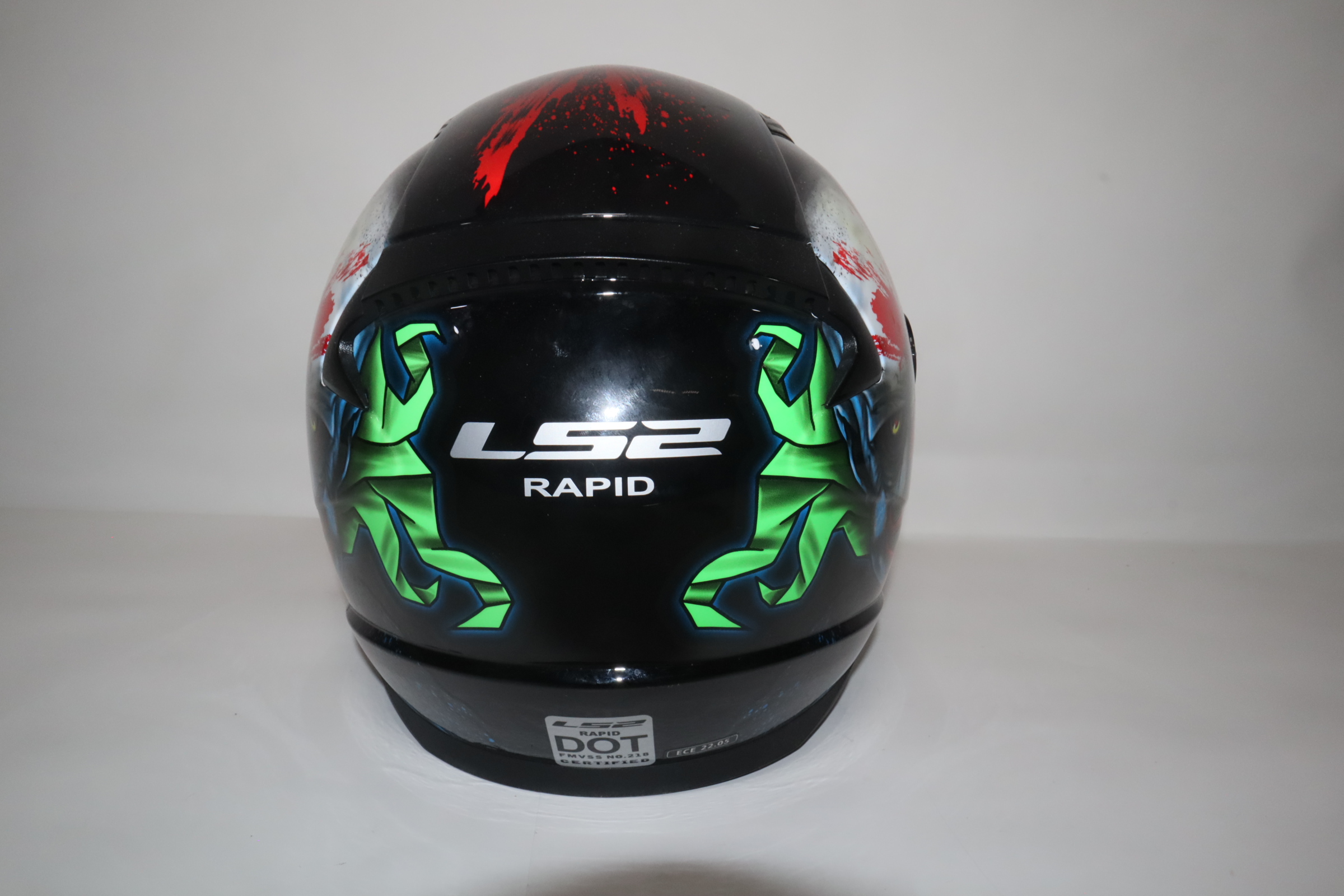 LS2 Helmets Happy Dreams Zombie Clown Rapid Street FMVSS NO.218