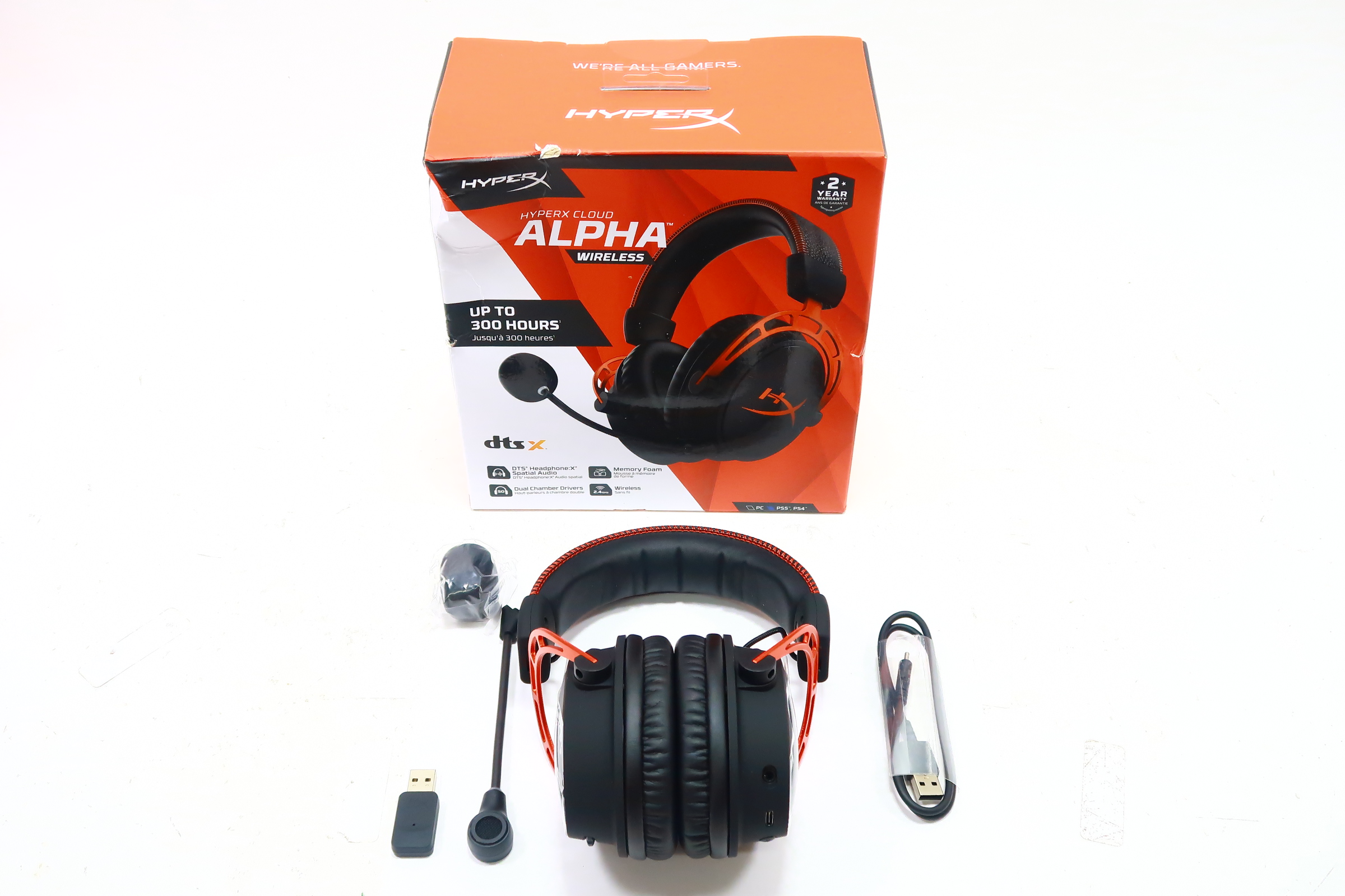  HyperX Cloud Alpha Wireless - Gaming Headset for PC