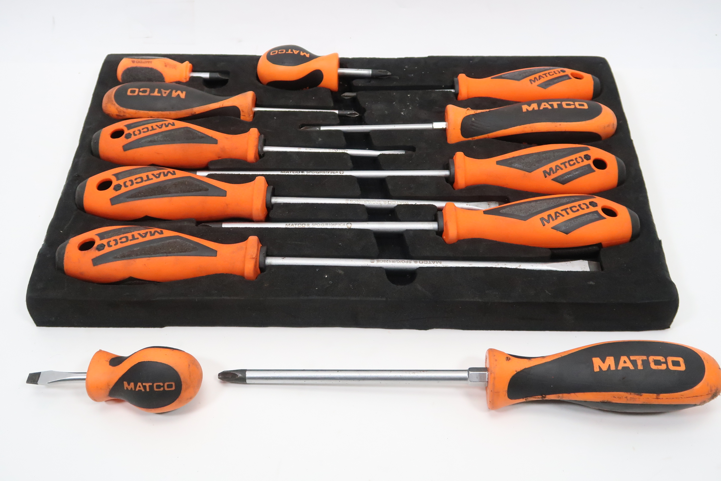 Matco 12 Piece Mixed Screwdriver Set Flat/Phillips