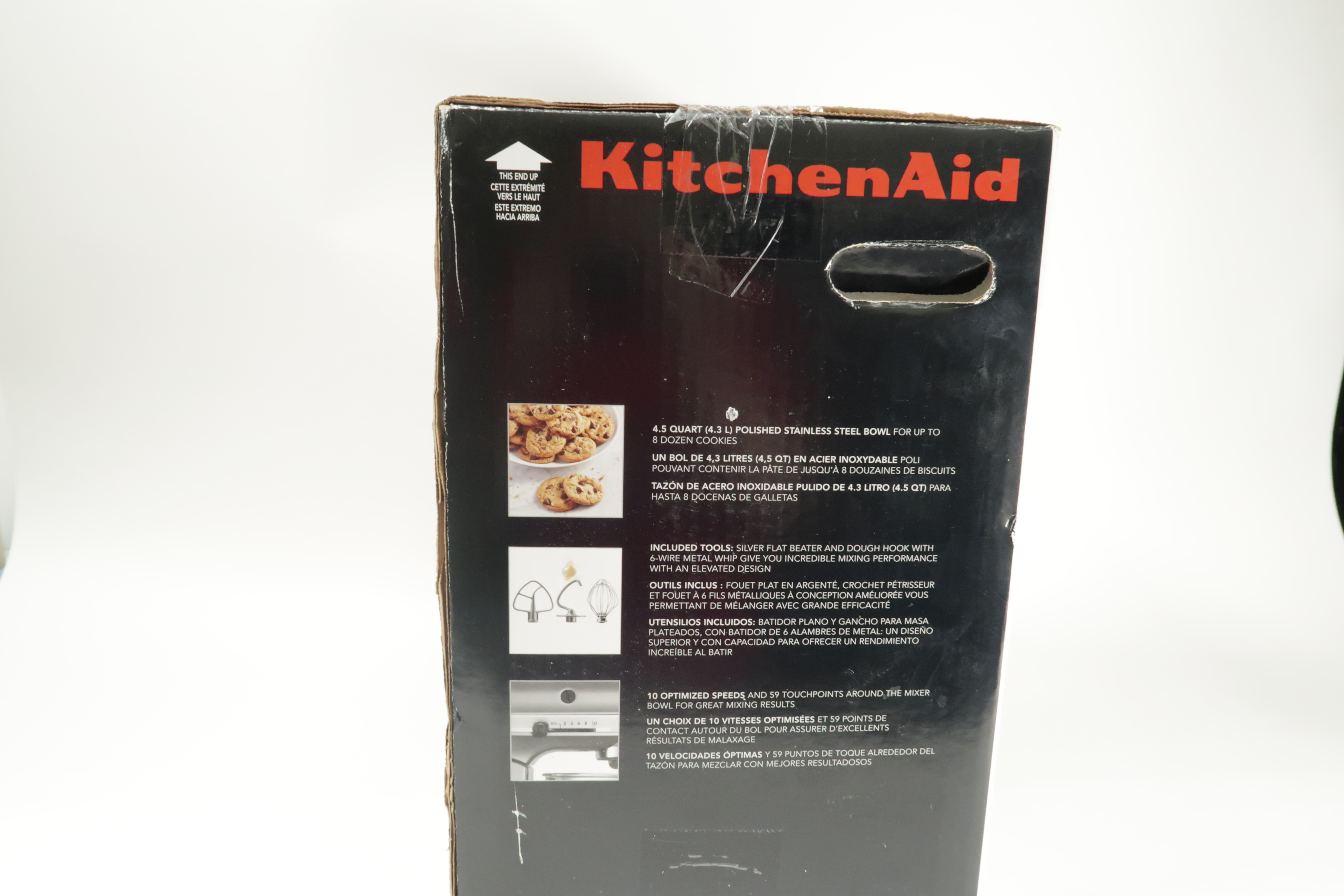 KitchenAid KSM97SL Deluxe 4.5 Quart TiltHead Stand Mixer Silver