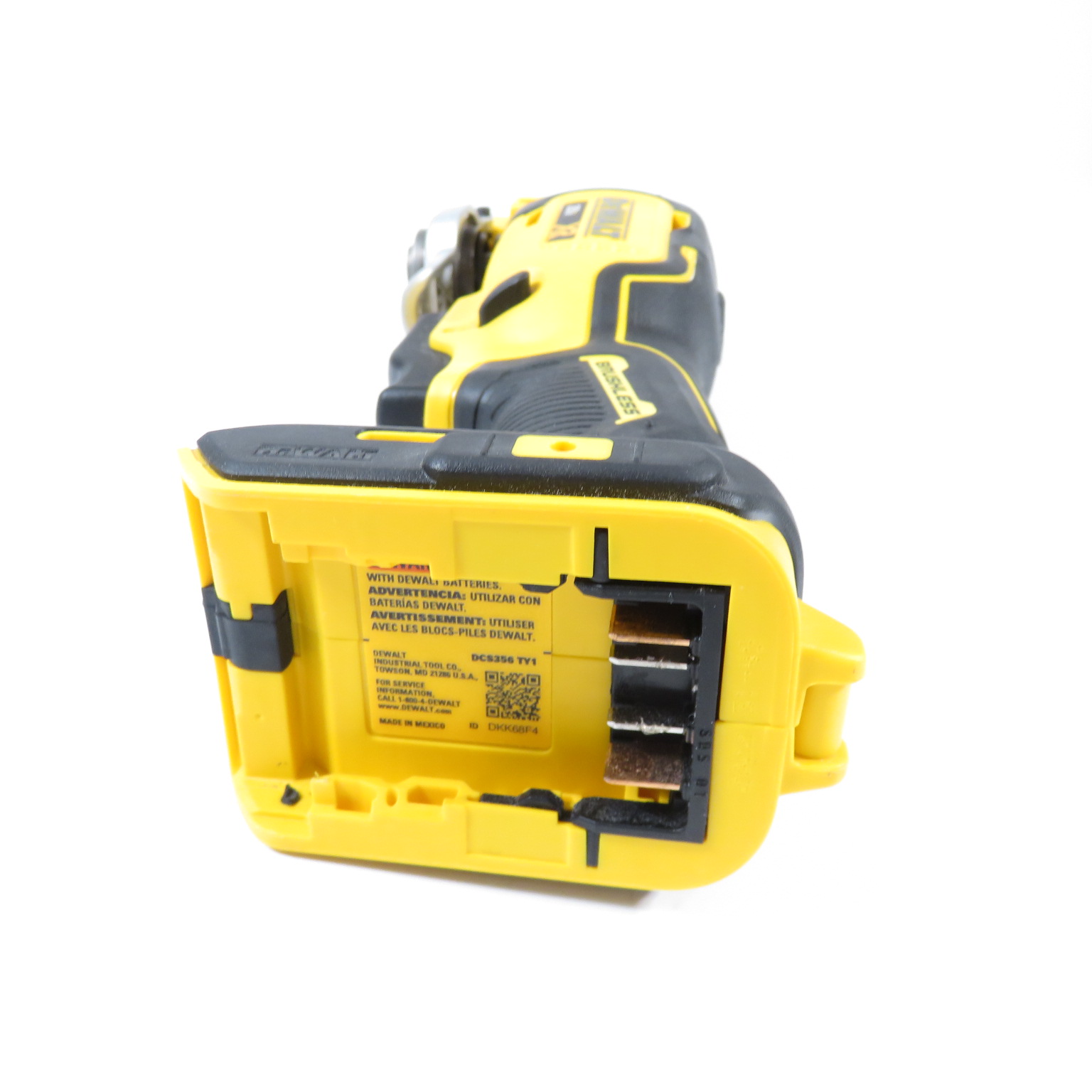 DEWALT DCS356 20Volt MAX Brushless LithiumIon 3Speed Oscillating