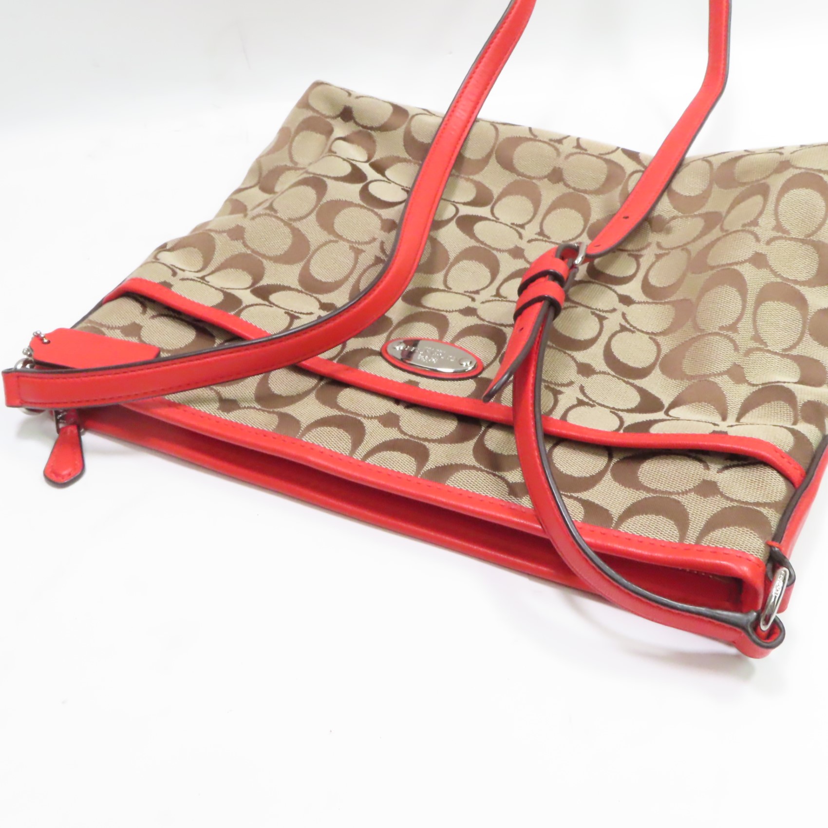 Coach F36378 Signature Canvas File Crossbody Bag - Khaki