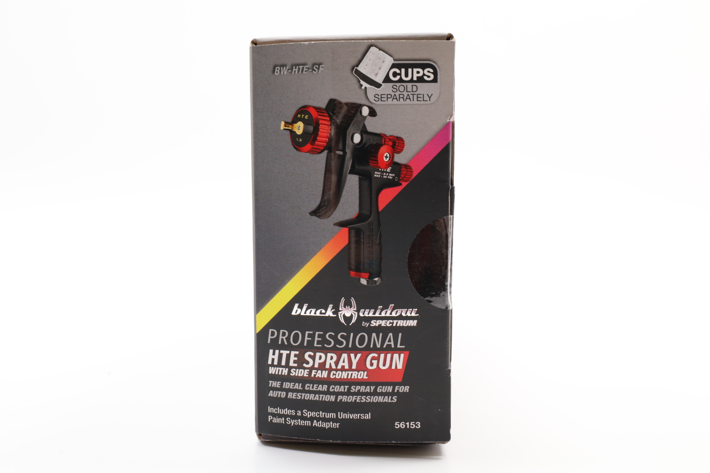 Black Widow by Spectrum RW-HTE-SF 1.3mm HTE Gravity-Feed Air Spray Gun