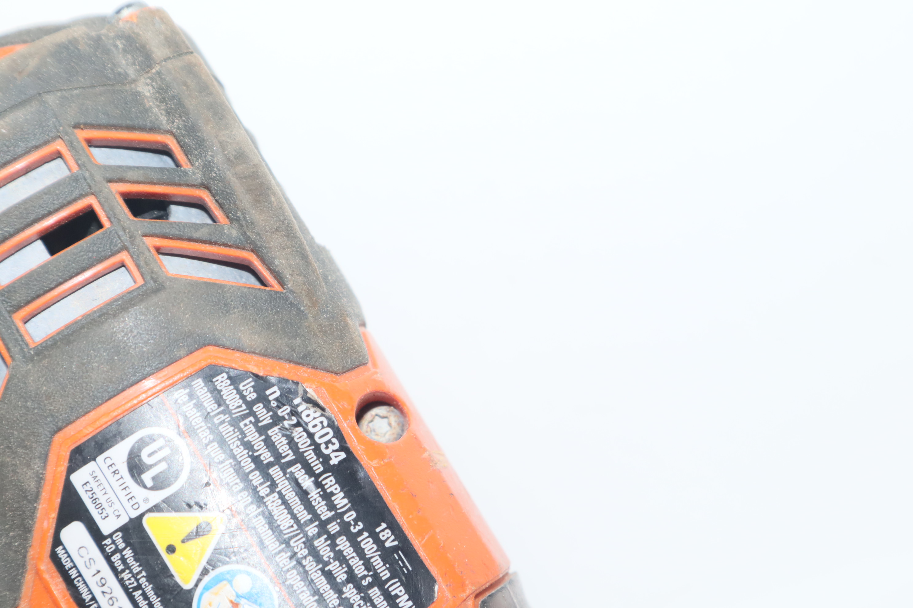 RIDGID 4-Piece 18-Volt Cordless Brushless Tool Kit / R8643/R86034 ...