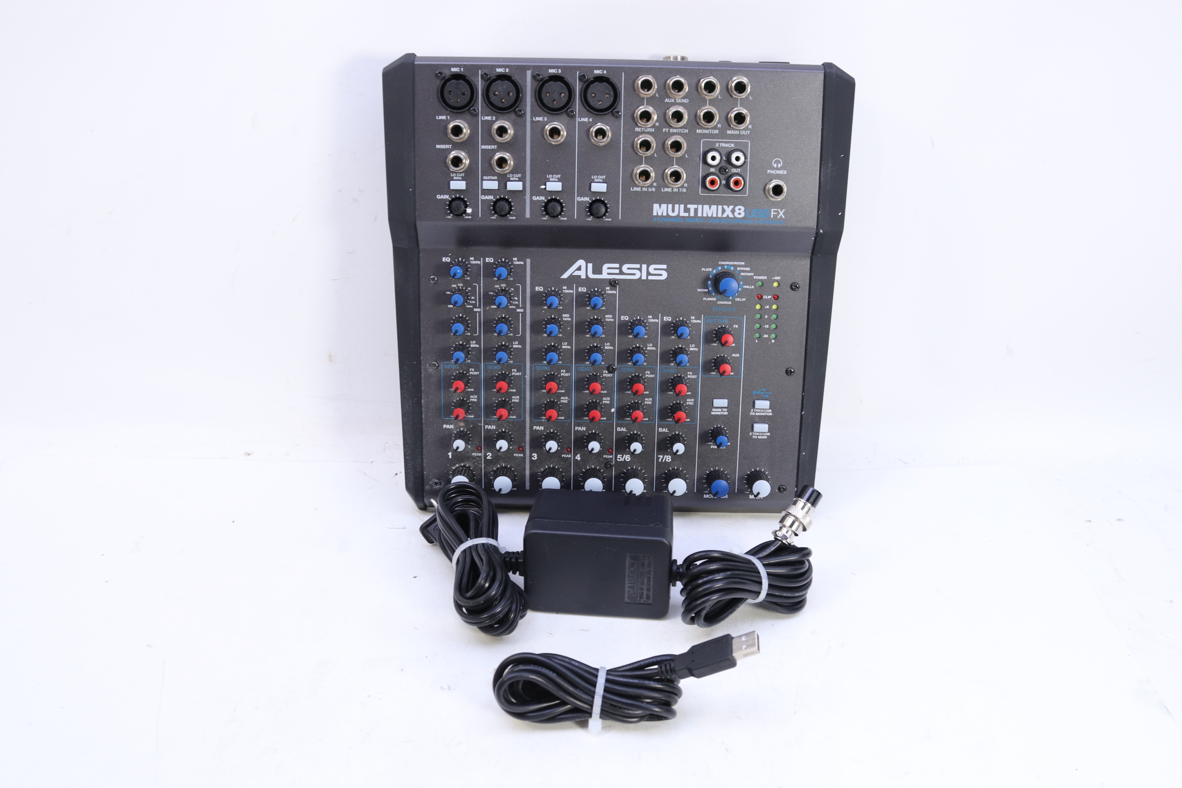 Alesis MM8USBFXPTOOLSXUS MultiMix 8 USB FX 8Channel Mixer