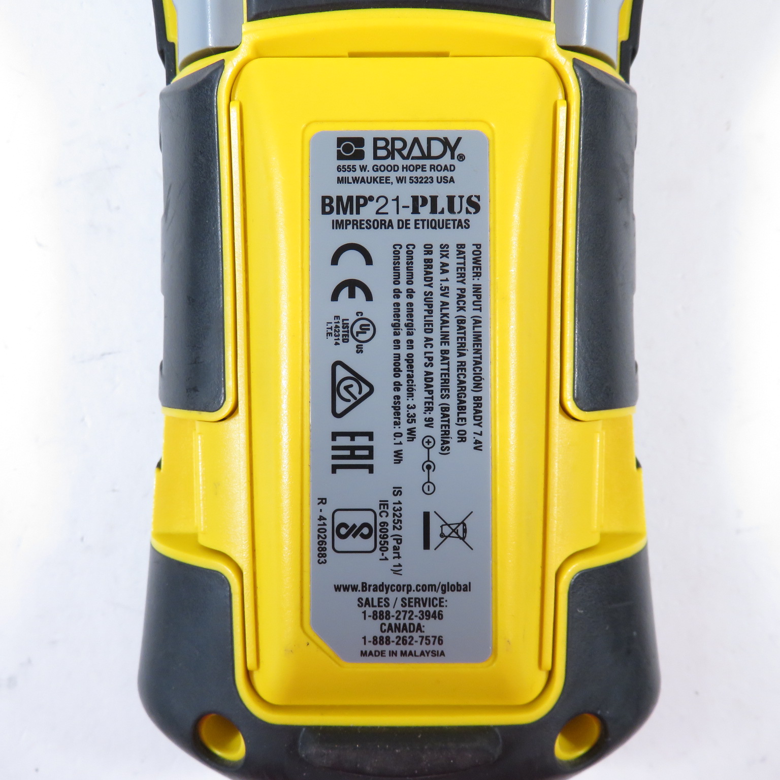 Brady BMP21PLUS Handheld Compact Color Label MultiLine Printer