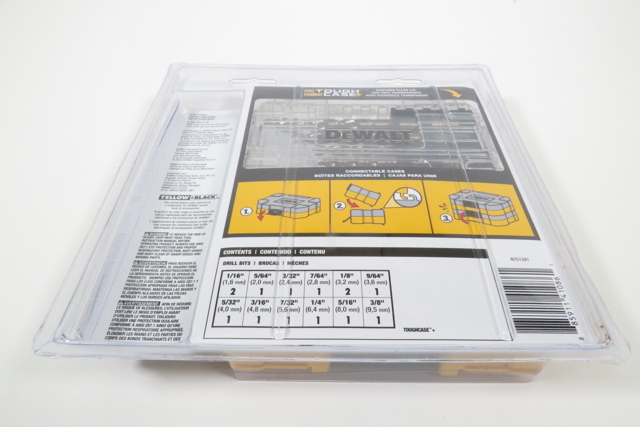 DeWalt DWA1240 14Piece Cobalt Drill Bit Set