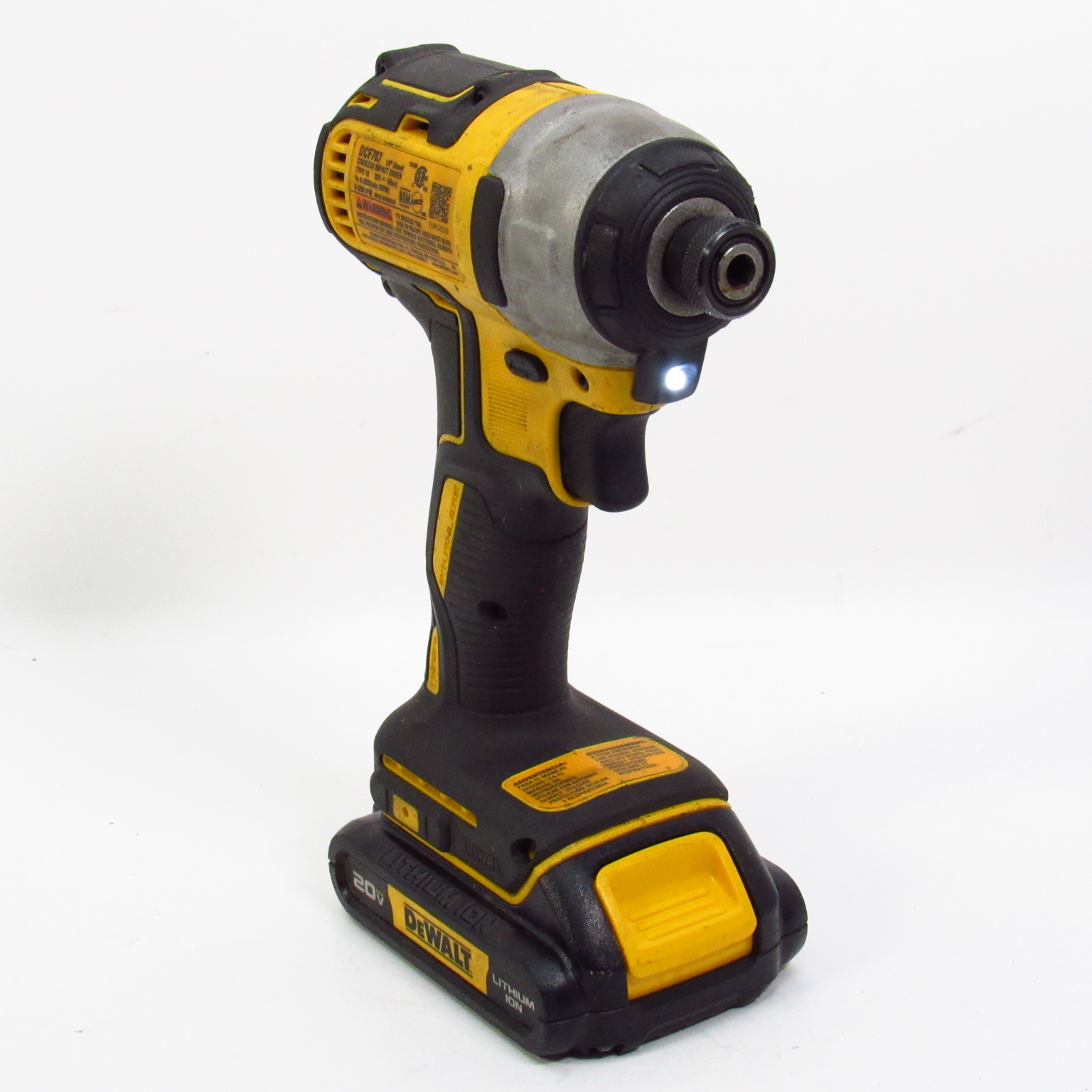 DEWALT DCF787 20Volt 1/4" Variable Speed Brushless Cordless Impact Driver