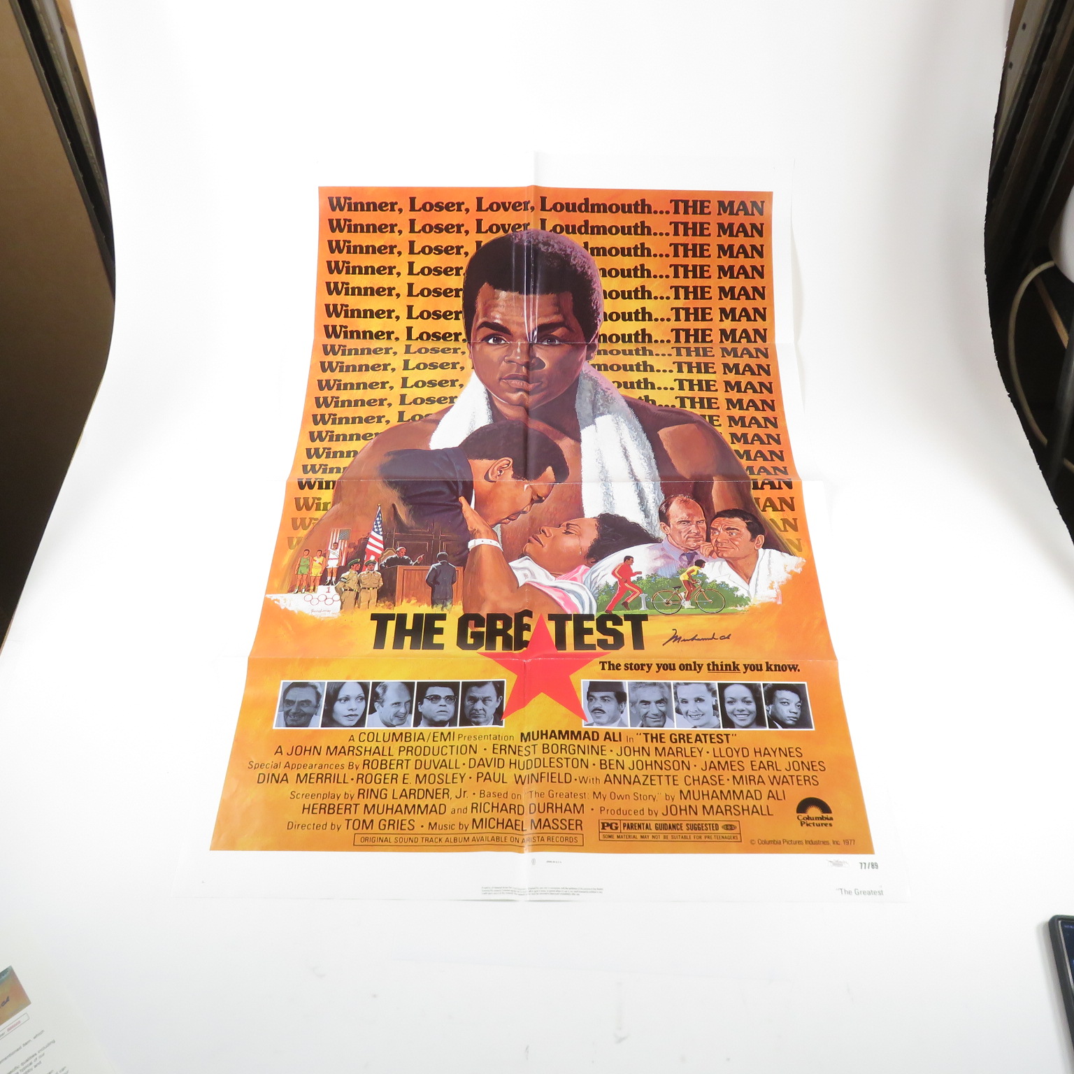 Muhammad Ali 'The Greatest' #77 of 89 Signed Movie Poster - JSA COA